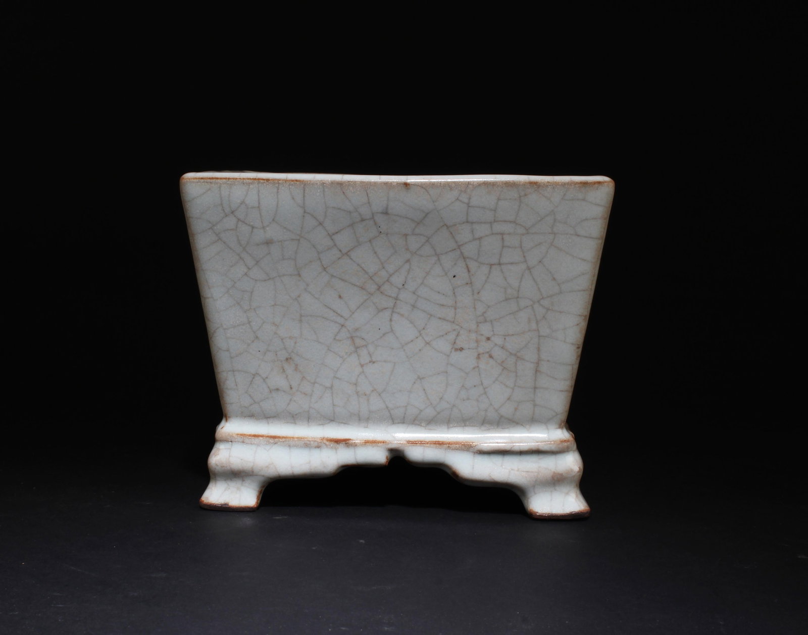 A Crackleware Glazed Vase - 2