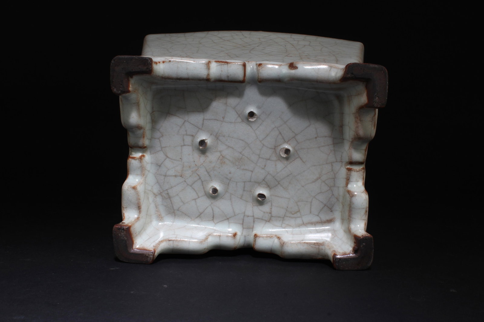 A Crackleware Glazed Vase - 7