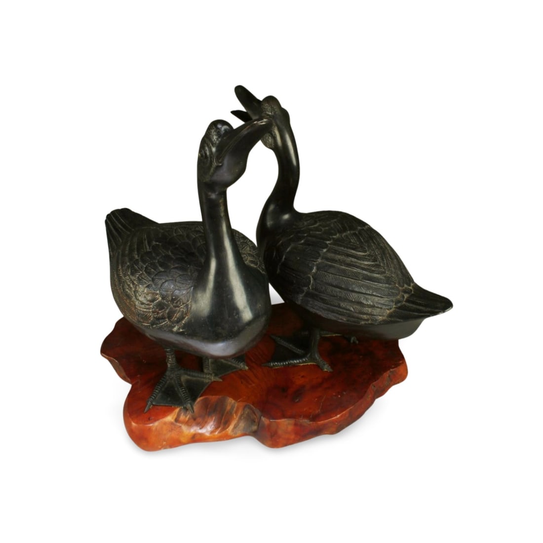 Two Bronze Duck Statues - 3