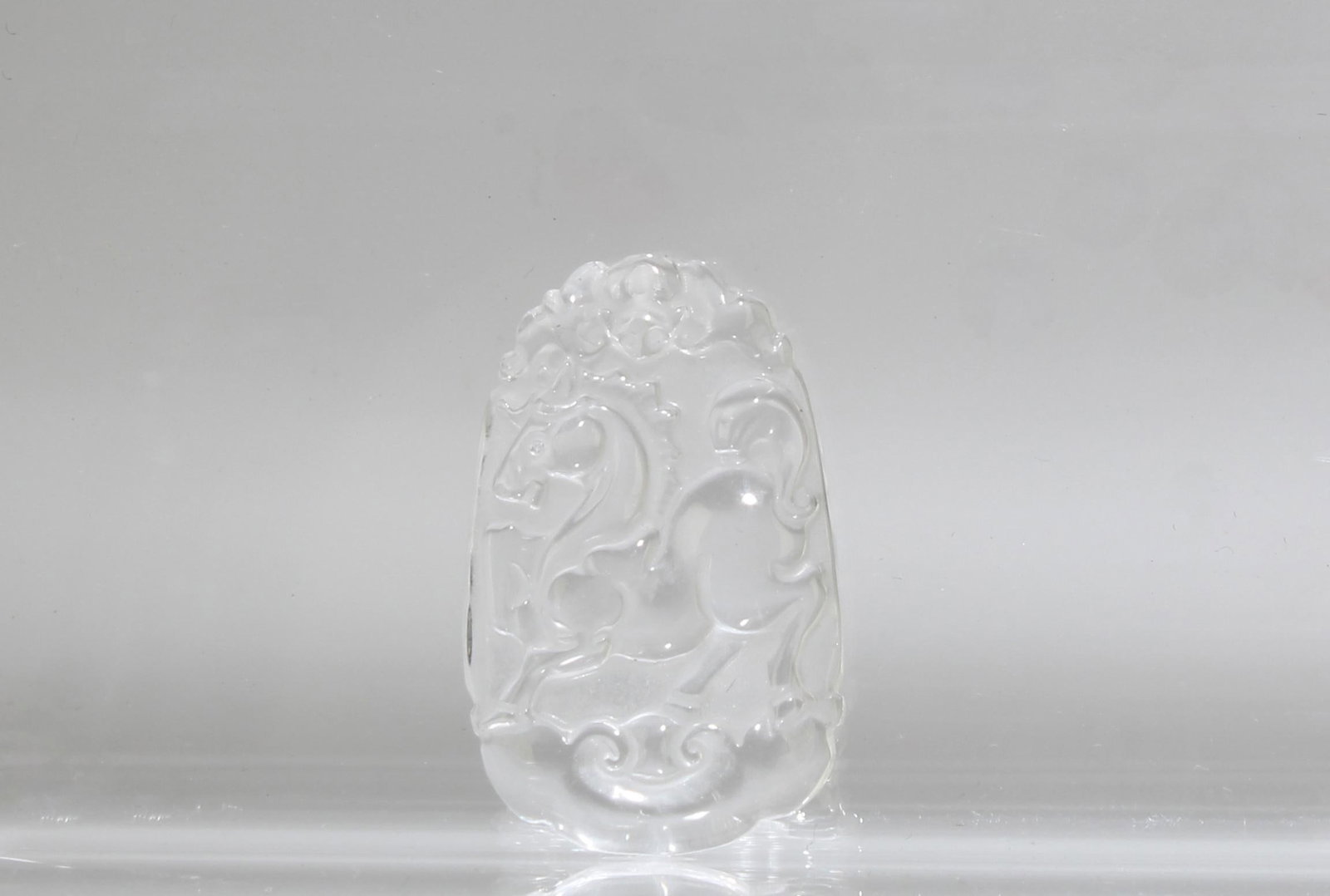 A Crystal Pendant: A Crystal Pendant . Dimensions: 1.2" x 0.8".