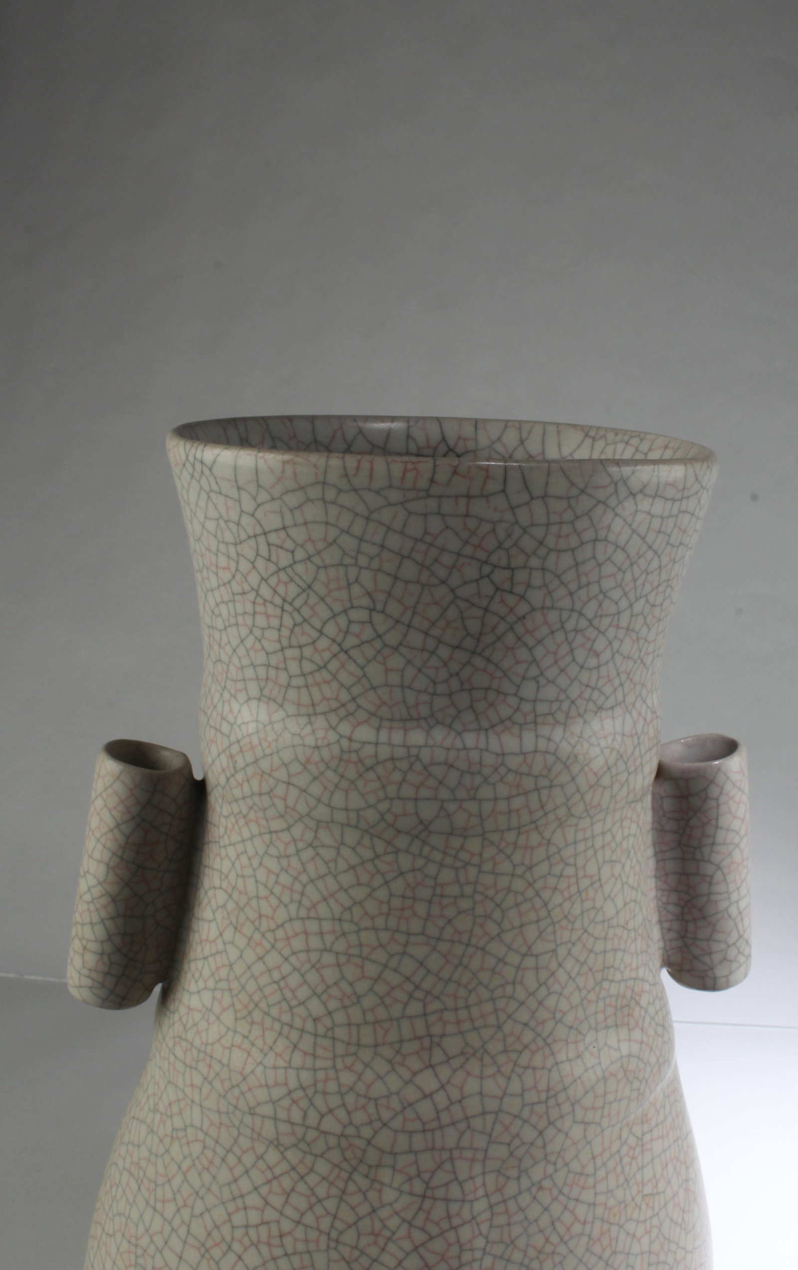 A Crackleware Glazed Vase - 2