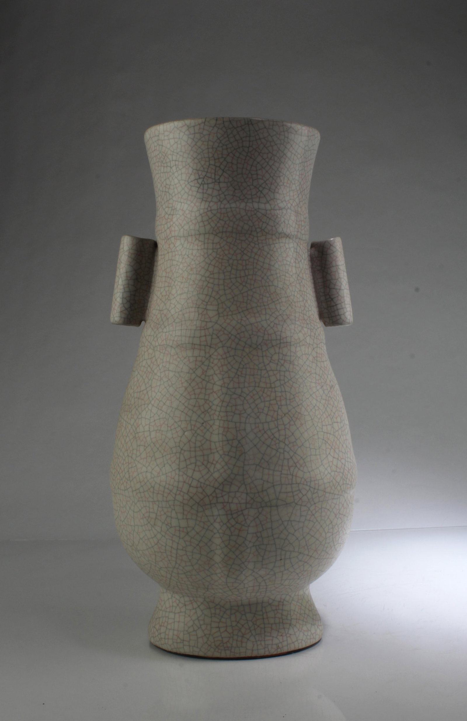 A Crackleware Glazed Vase - 3