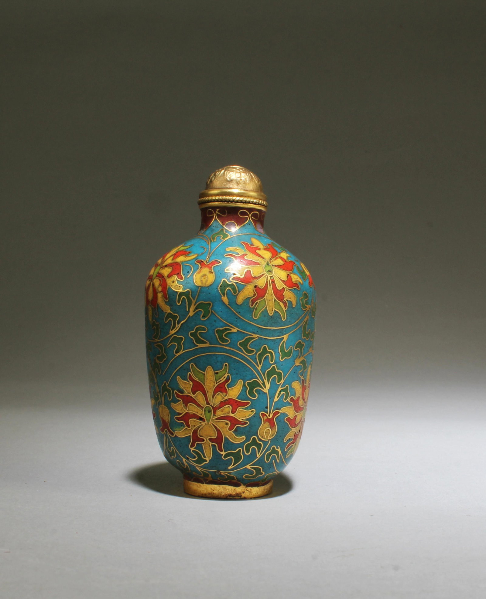 A Cloisonne Snuff Bottle - 3