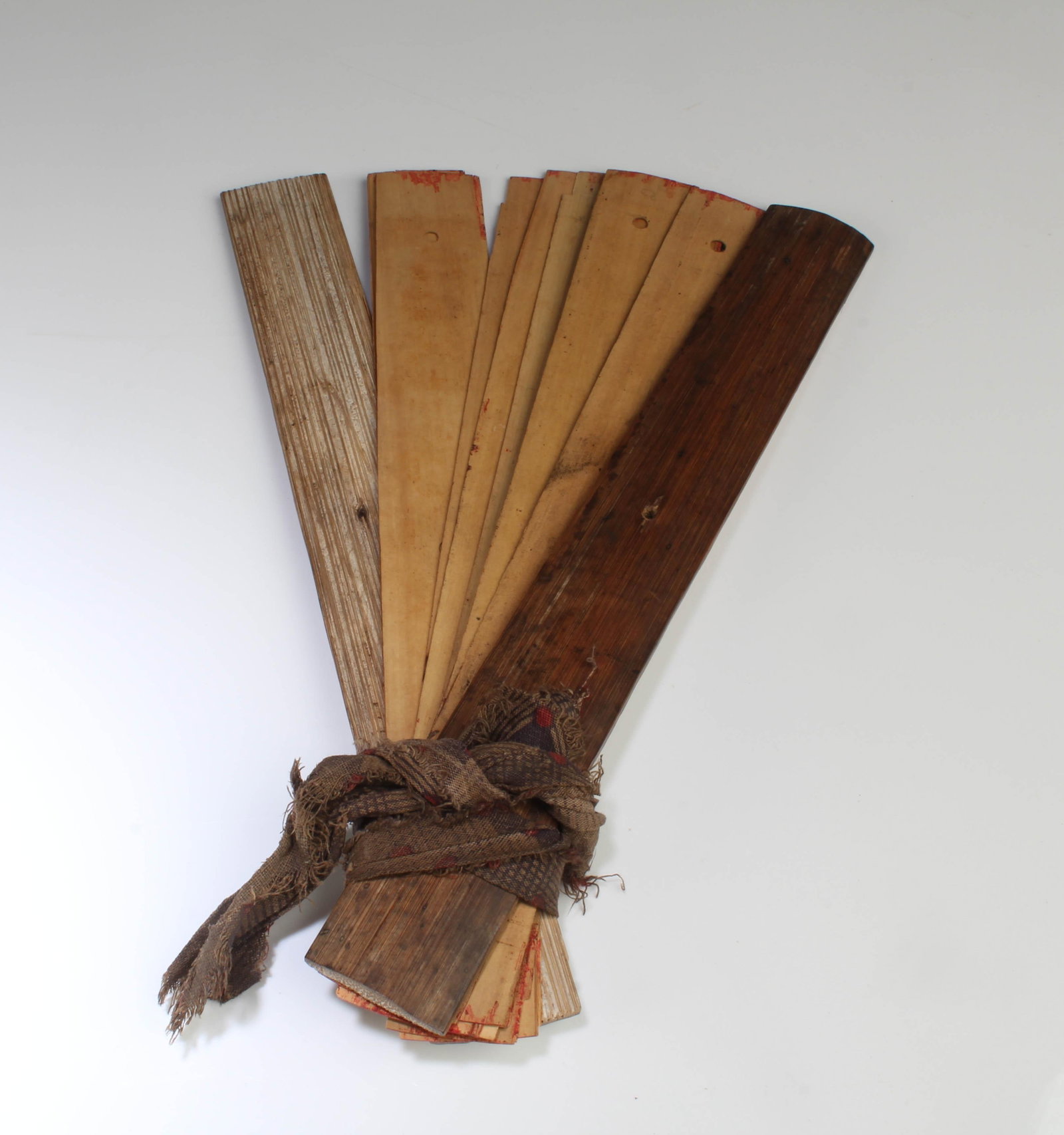 Antique Scripture/Sutra with Bamboo Cover - 3