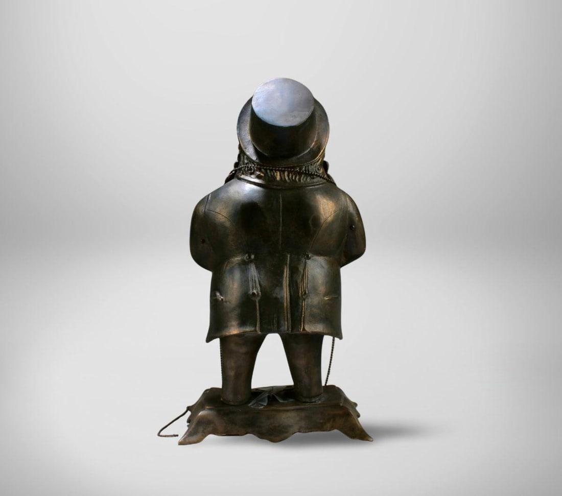 A Bronze Table Clock - 2