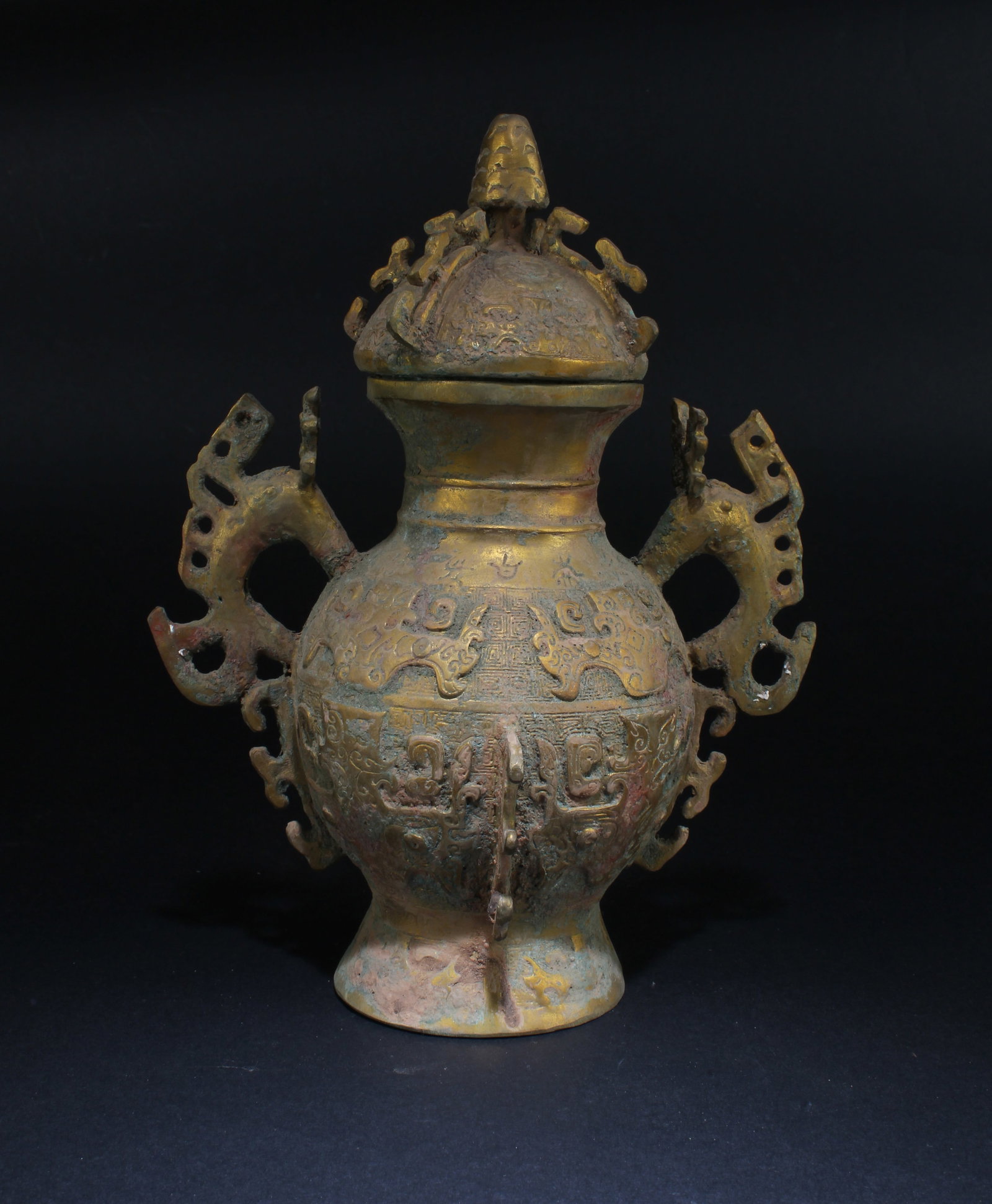 A Bronze Archaic Container - 4