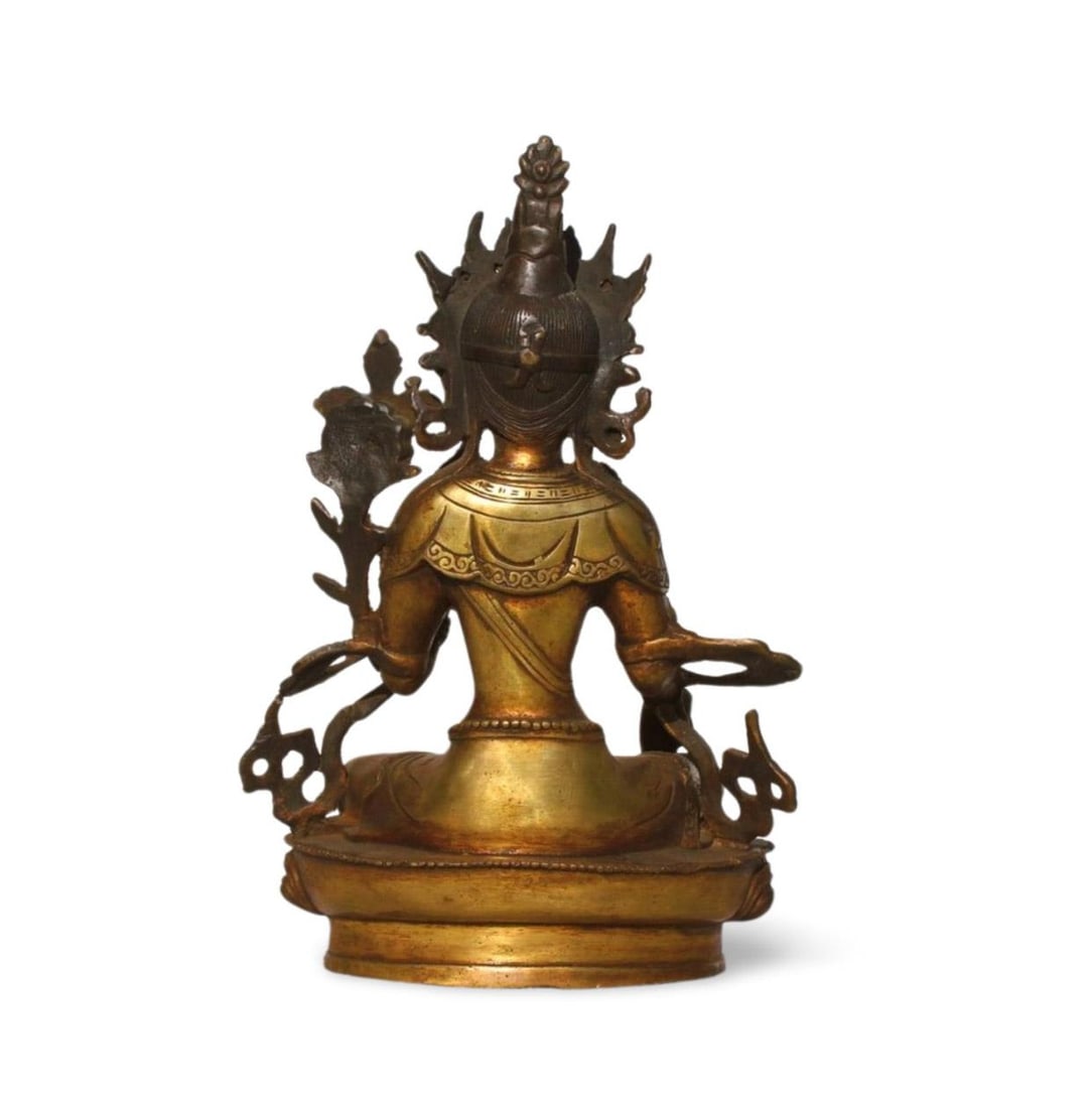 A Bronze Buddha Statue - 4