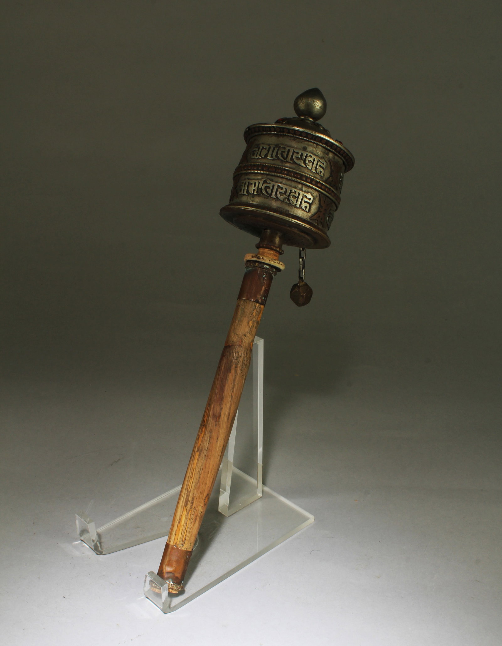 A Tibetan Religious Instrument, 19th Century: A Tibetan Religious Instrument, 19th Century. Height: 112"