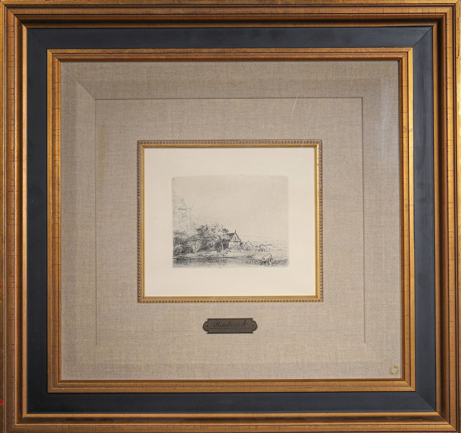 REMBRANDT (1606-1669),DUTCH,ORIGINAL LIMITED EDITION (1 of 7)