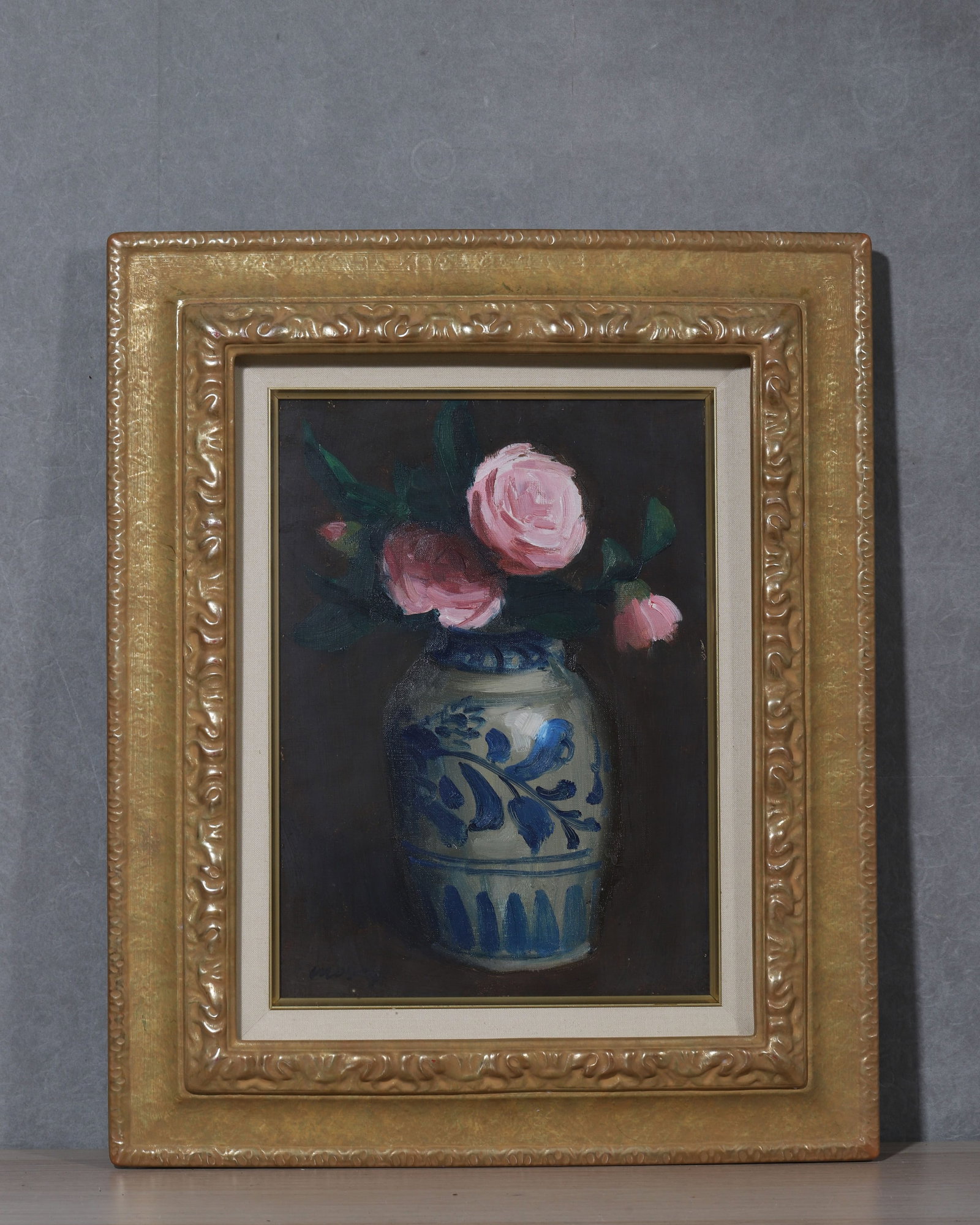 SAMUEL JOHN PEPLOE 1871-1935,ATTRIBUTED TO, OIL ON CANVAS,SCOTLAND: Frame: 19.69x16.54 (50.0x42.0); Core: 12.6x9.45 (32.0x24.0)The work retains original canvas and period frame with natural signs of age. The painting surface is clean and stable, without visible tear, 