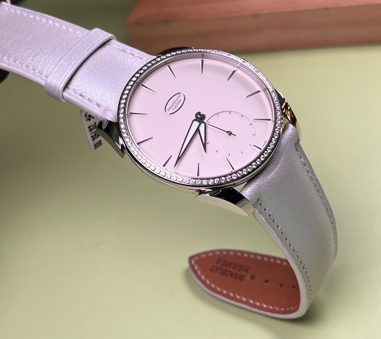 PARMIGIANI WATCH: Powered by an automatic movement with a 42-hour power reserve, 39mm case diameter, and comes with two original straps