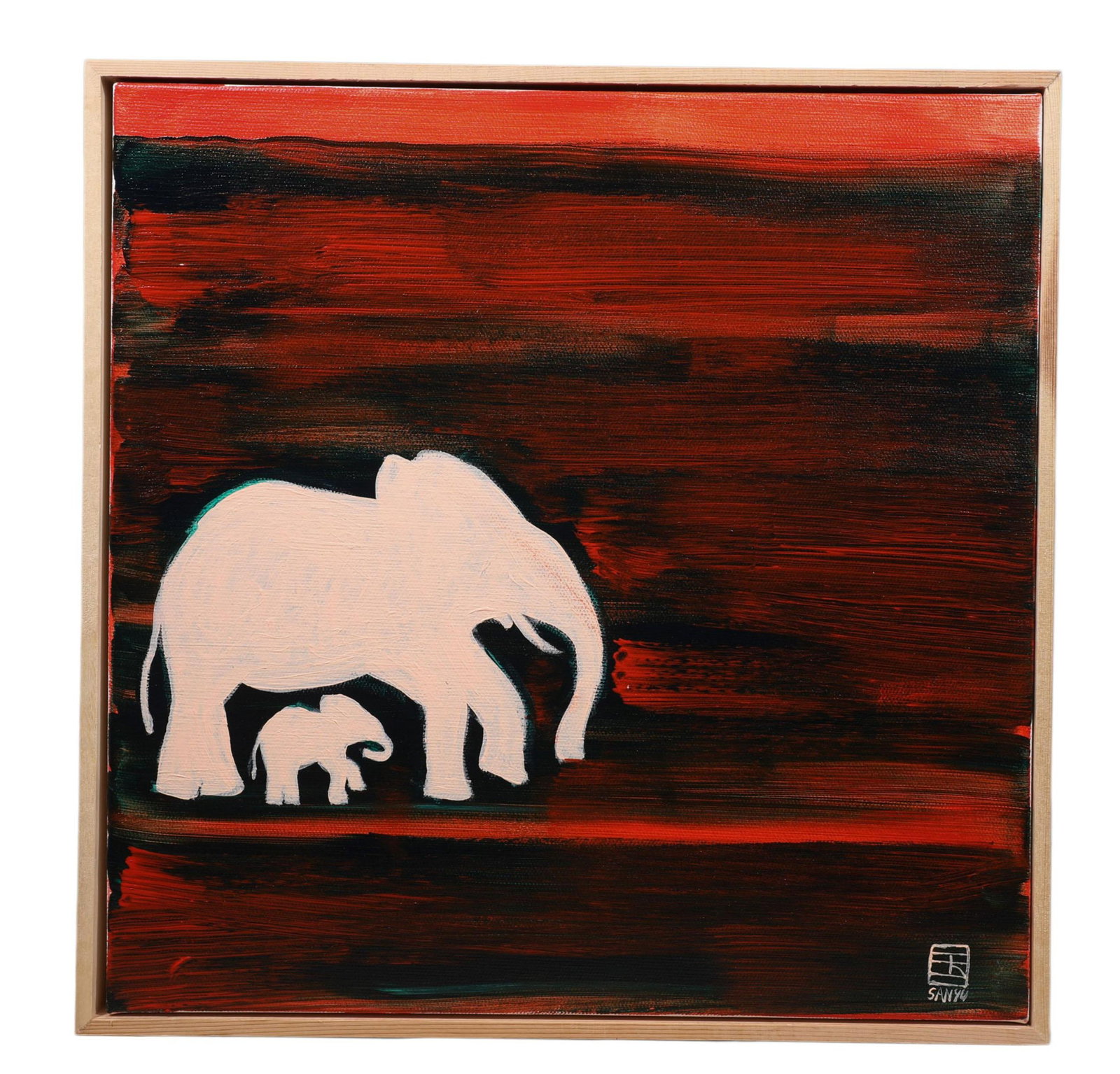 SANYU (CHINESE1990-1966), ATTRIBUTED TO, OIL PAINTING, ORIGINAL PERIOD FRAME (1 of 5)