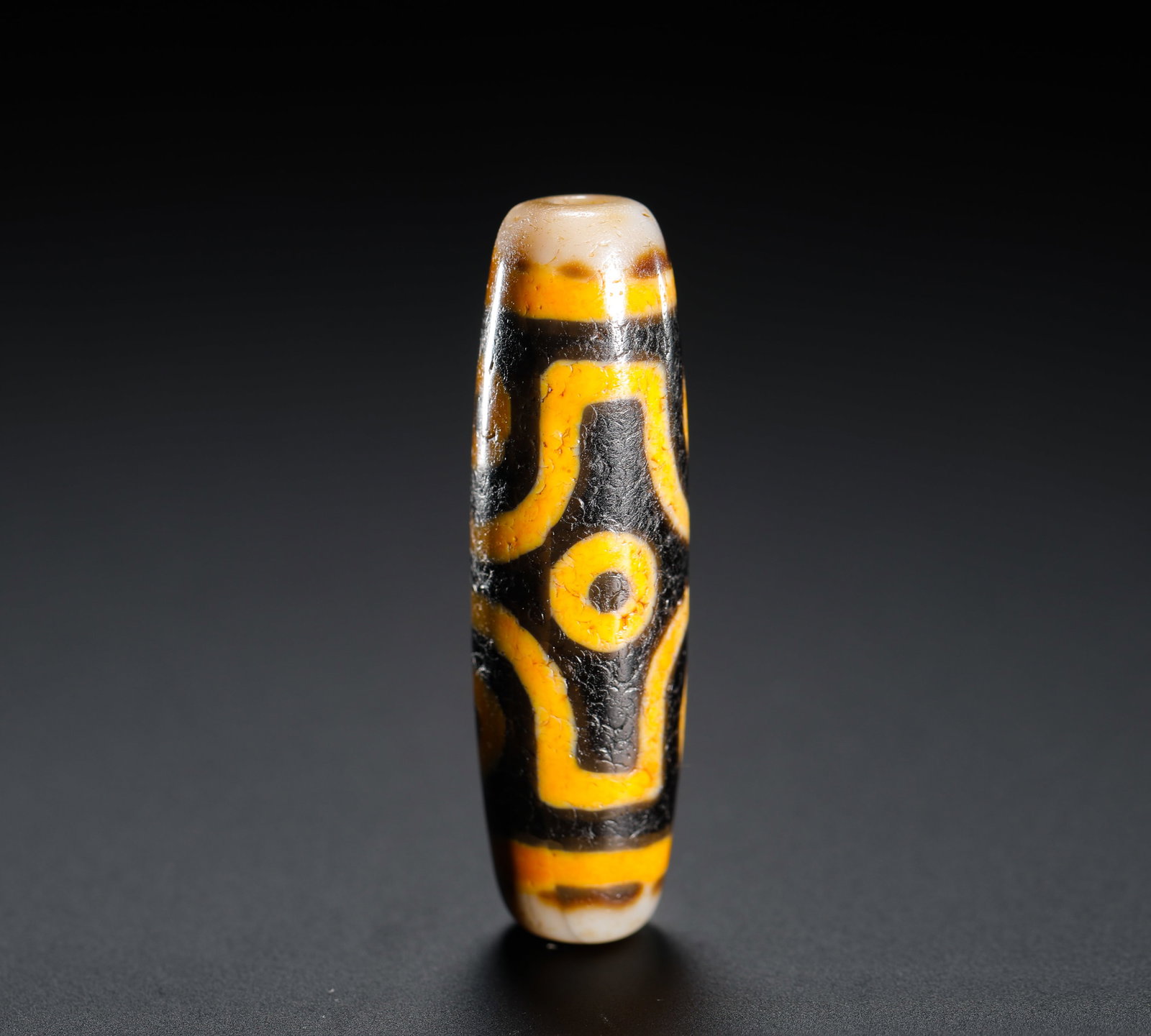 QING DYNASTY SKY BEADS: H:4.4cm(1.73in)D:1.3cm(0.51in)Weight:10g(0.02lb)