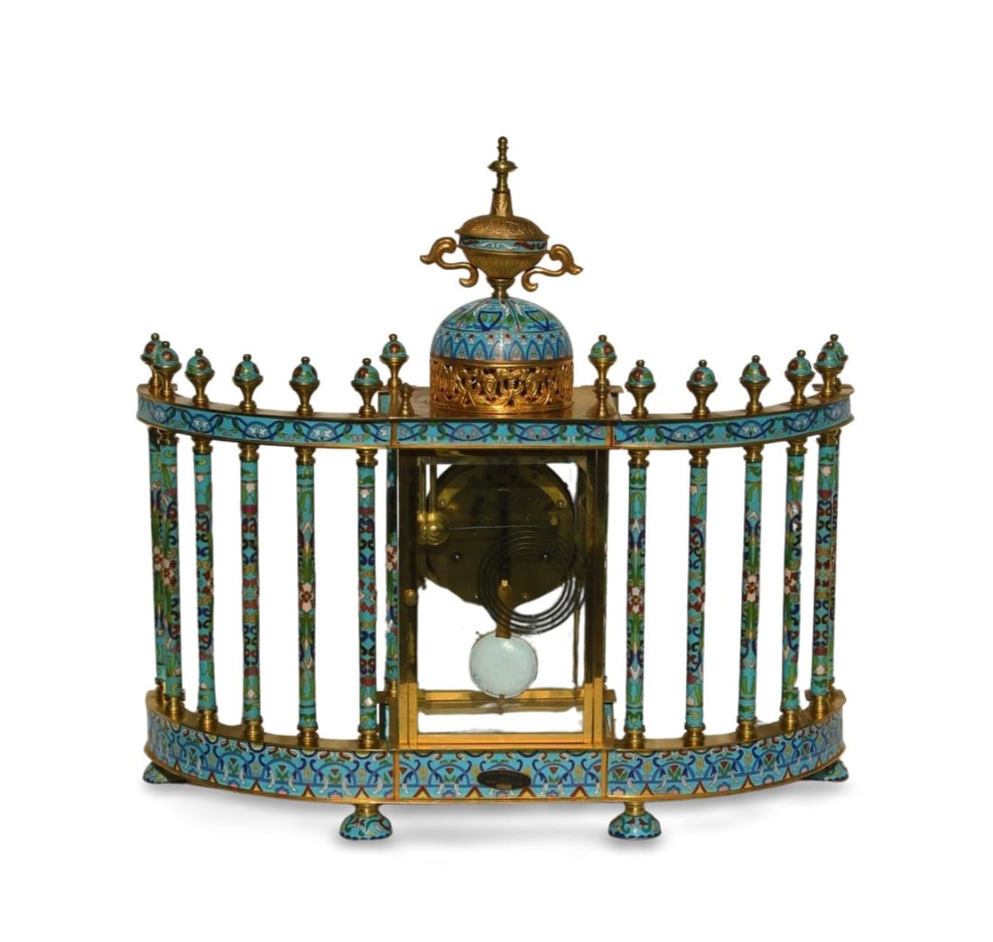 A Cloisonne Clock - 4