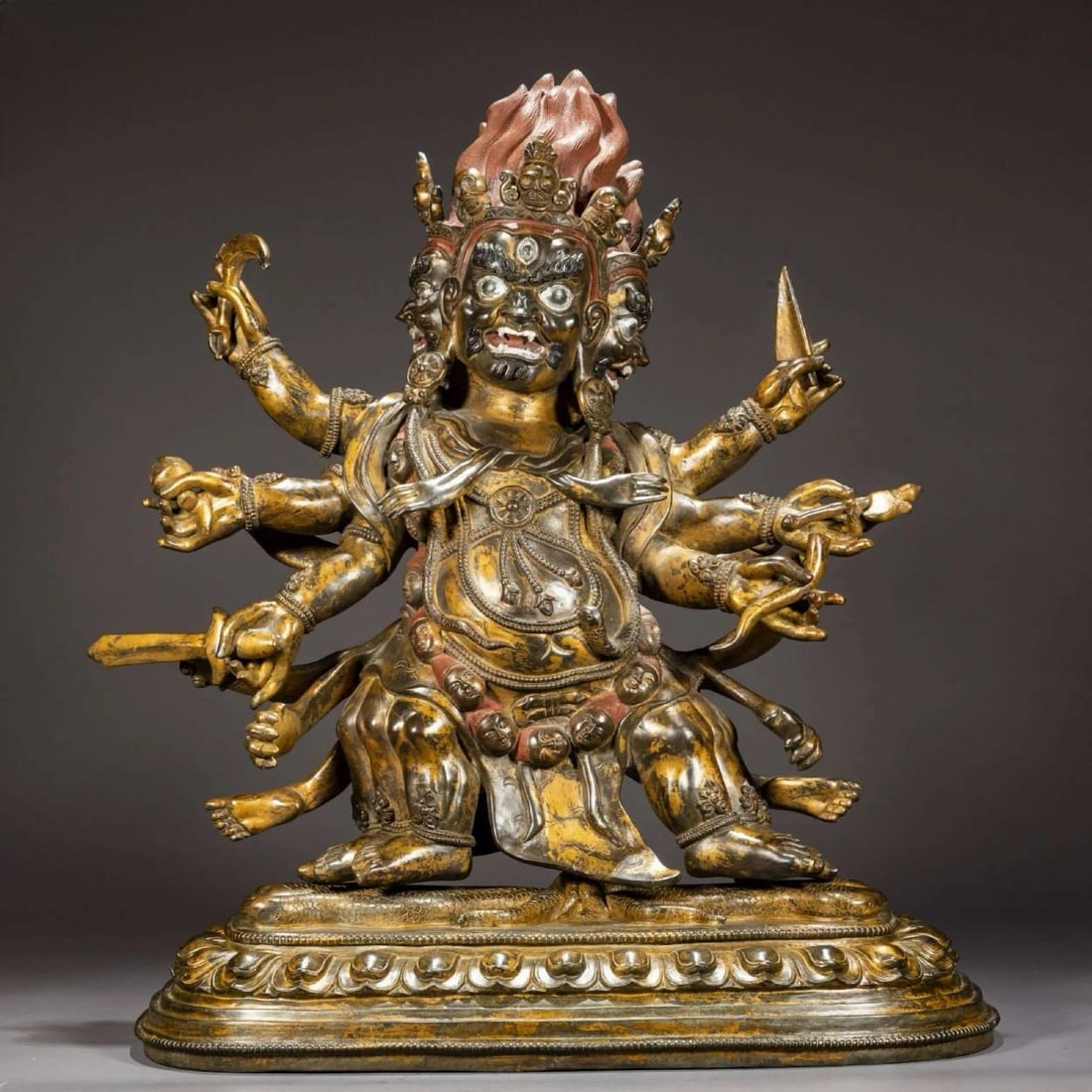 A Six-Armed Mahakala Buddha Statue (1 of 6)