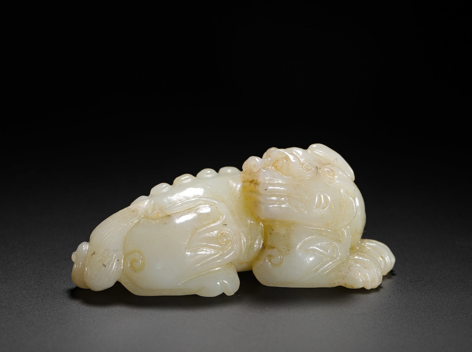 QING DYNASTY HETIAN JADE BEAST TOWN (1 of 10)