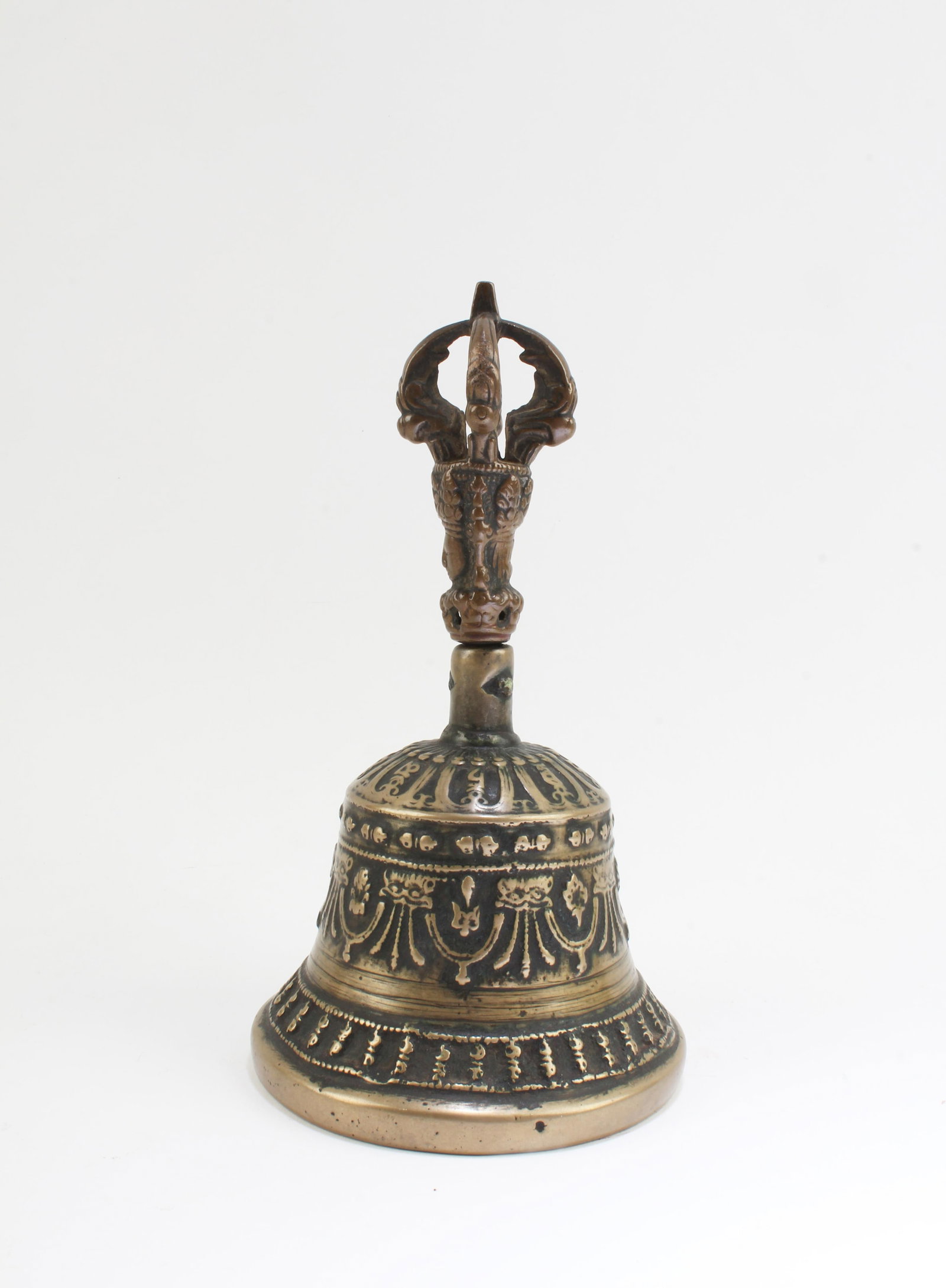 Chinese Tibetan Bronze Bell, 16/17th C (1 of 4)