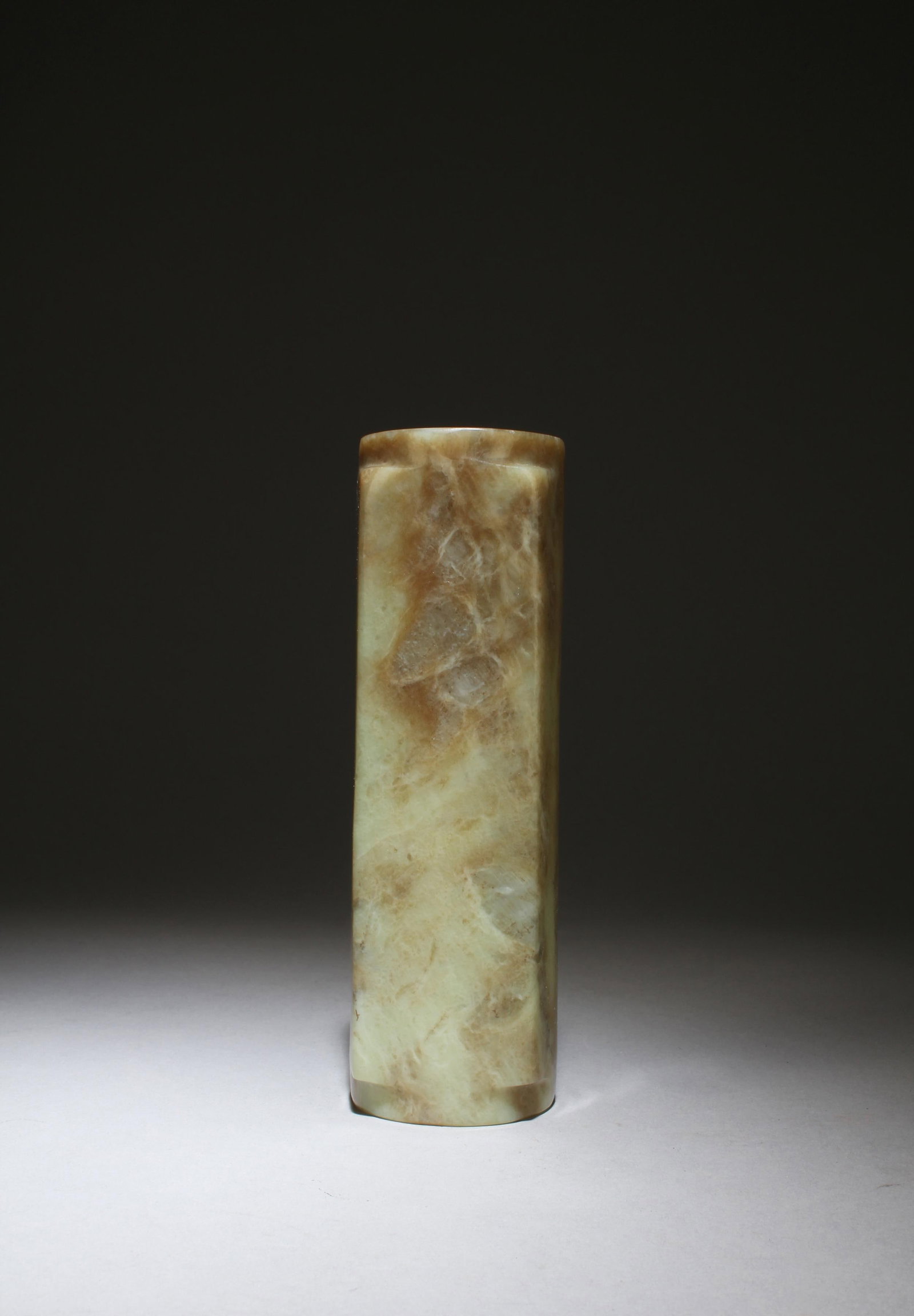 A Jade Cong: A Jade Cong. Dimension: 6.61in x 2.05in.