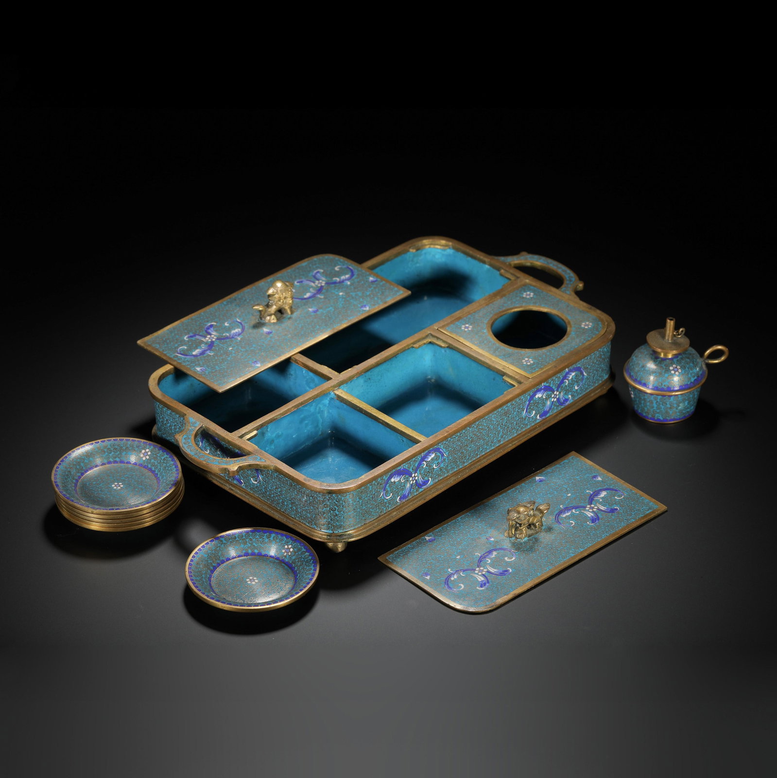 Cloisonne Enamel Opium Set (1 of 12)