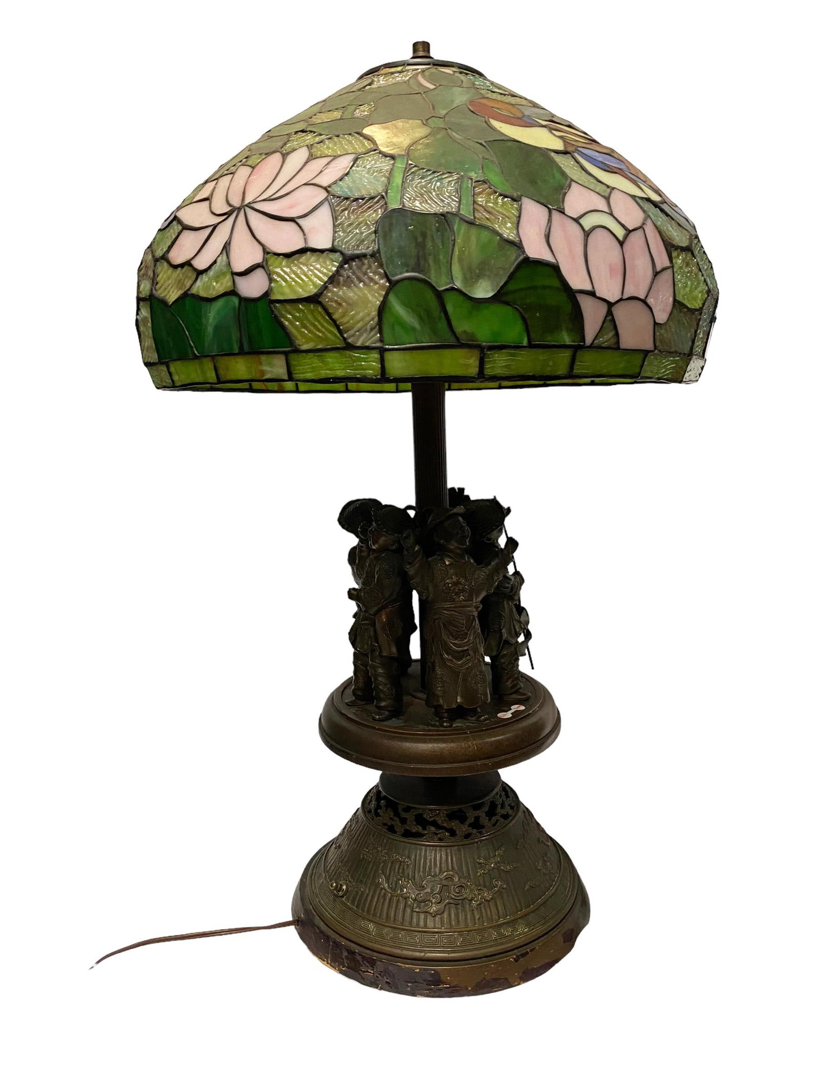 A Bronze Table Lamp With Shade (1 of 16)