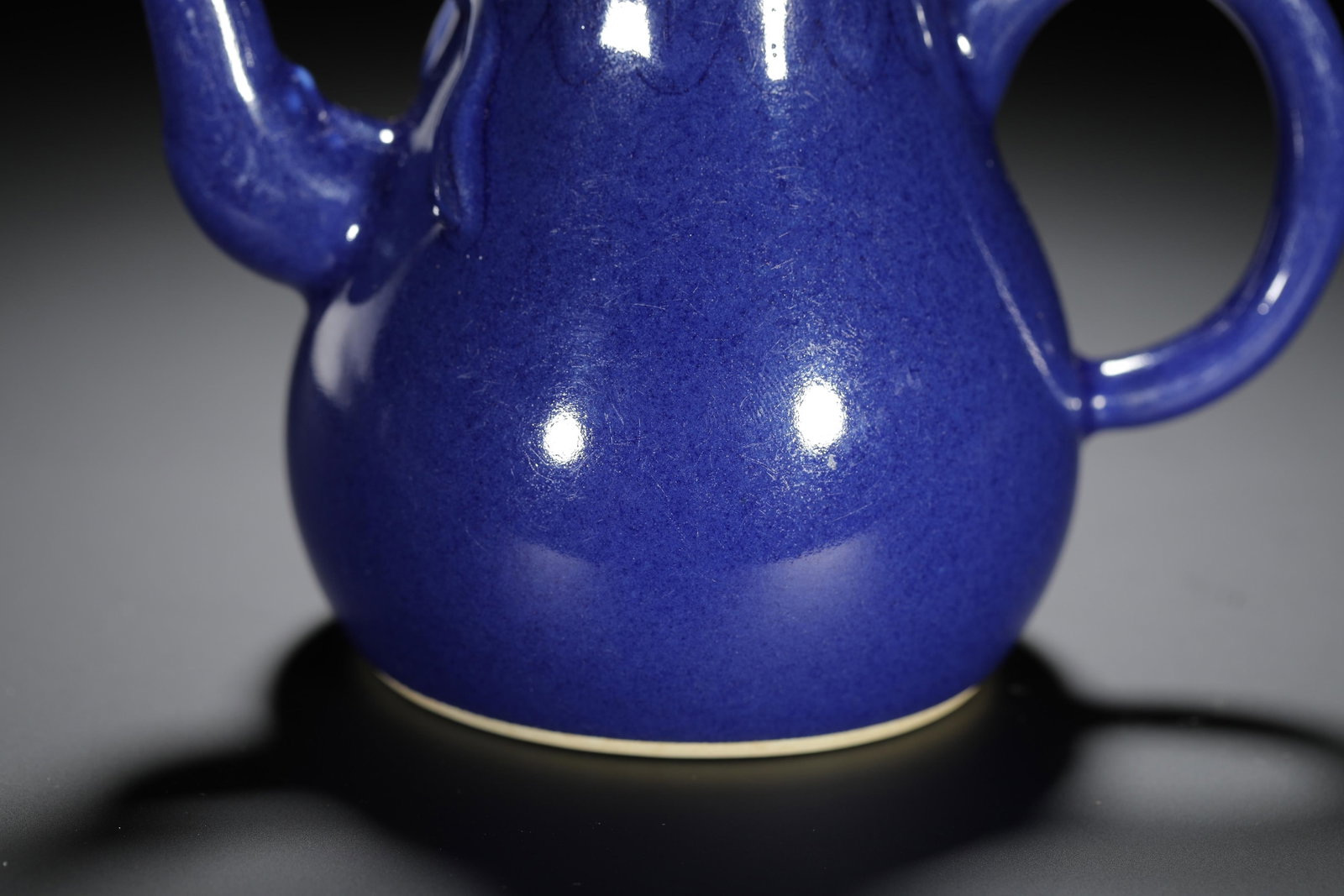 Blue-Glazed Teapot - 3
