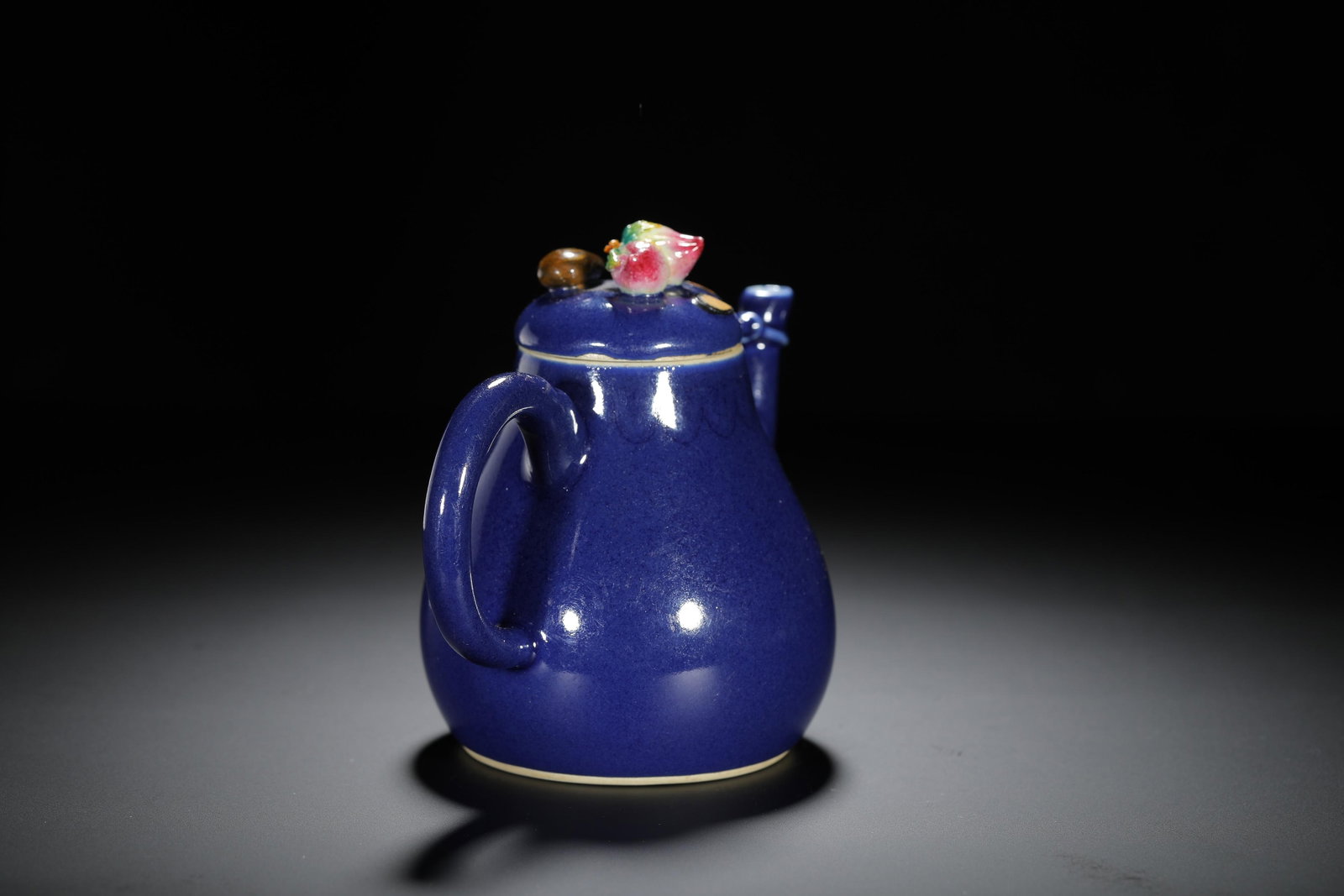 Blue-Glazed Teapot - 6