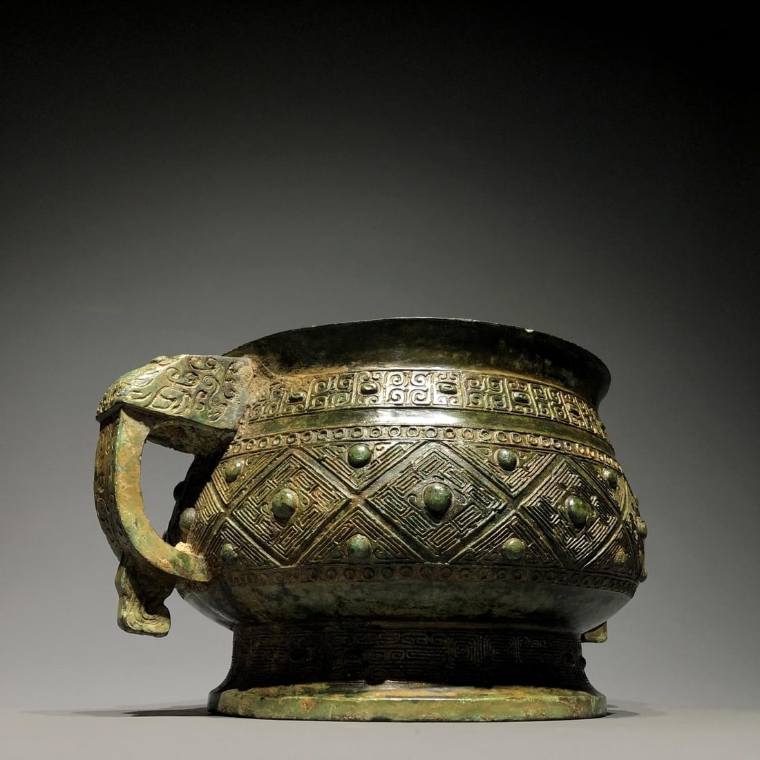 A Bronze Gui Vessel - 4