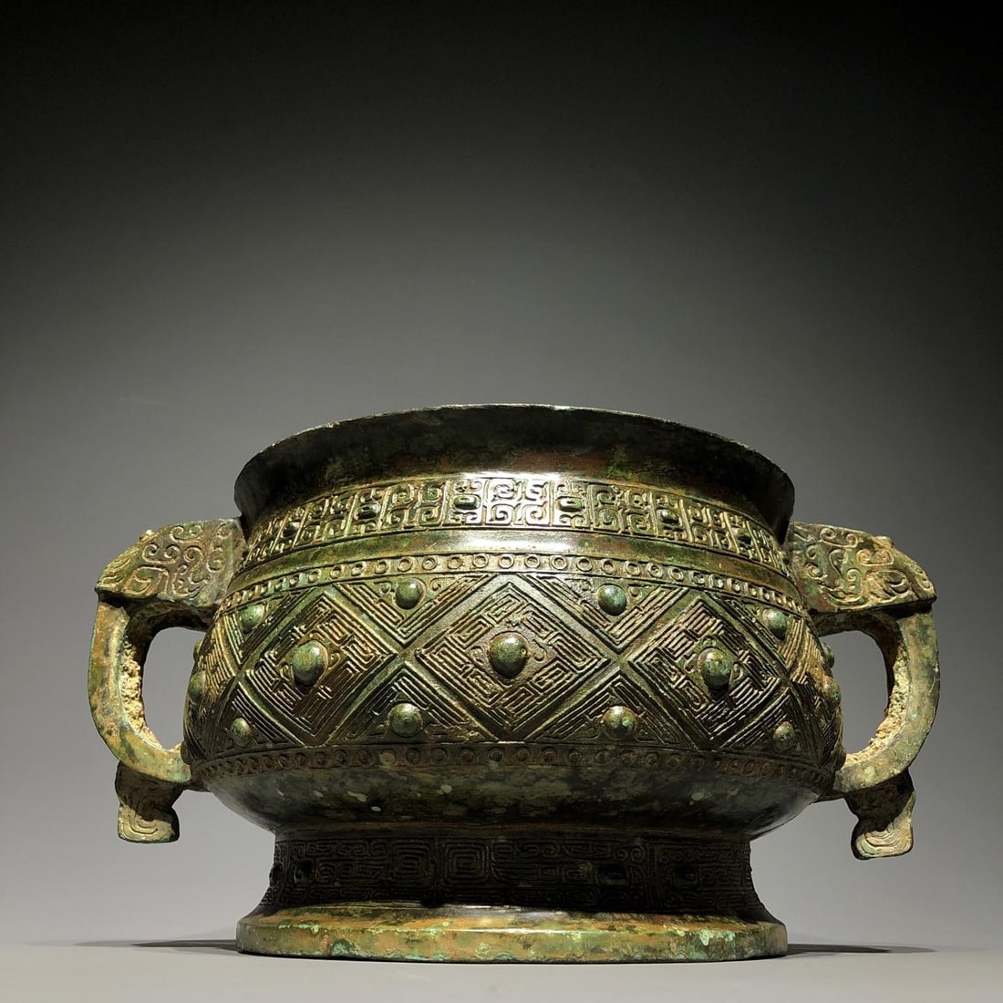 A Bronze Gui Vessel - 5