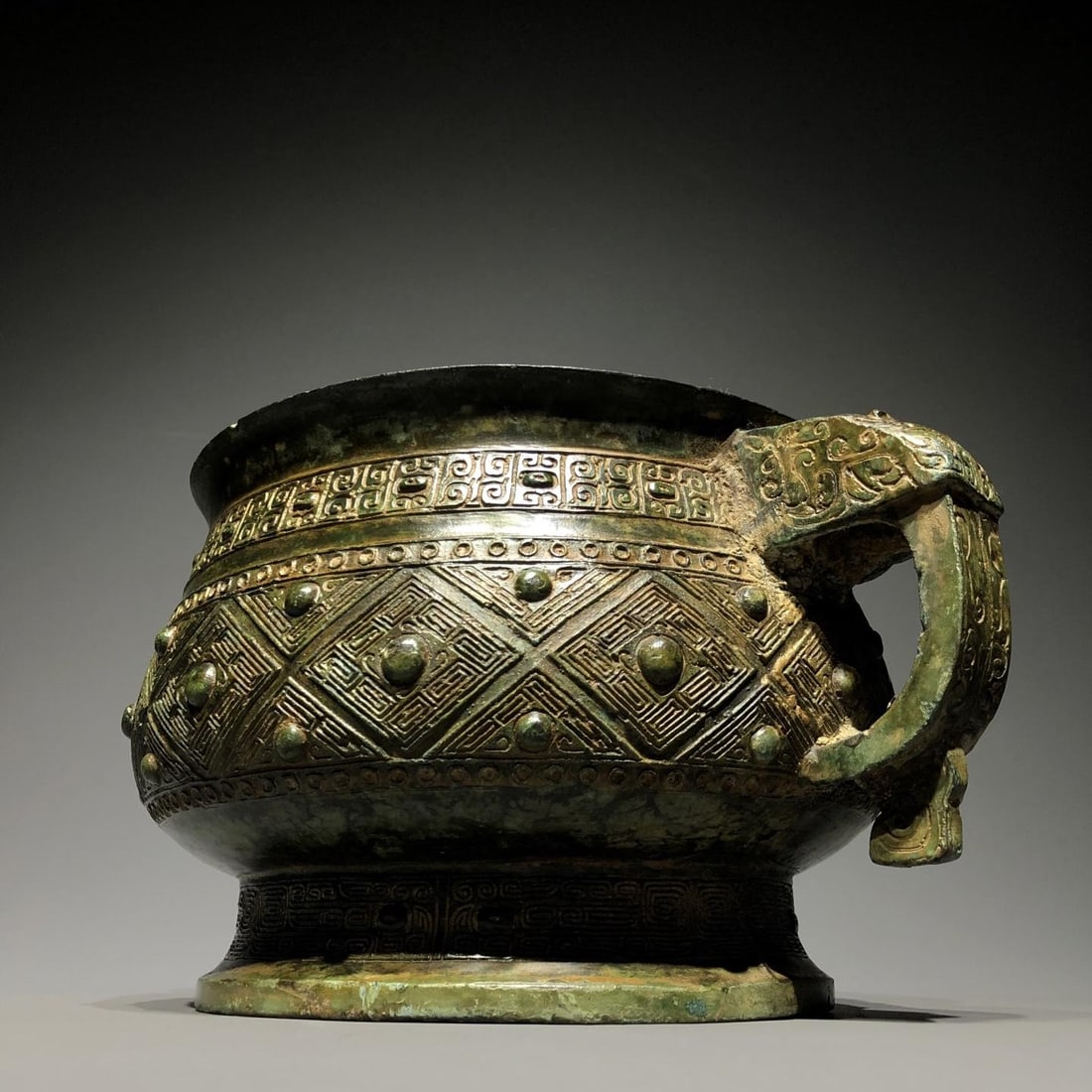 A Bronze Gui Vessel - 6