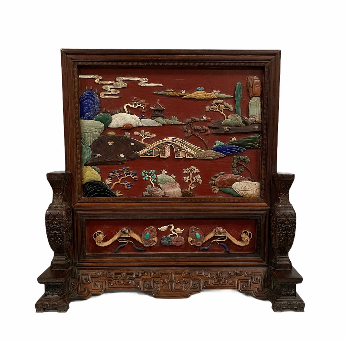 Chinese Wooden Table Screen (1 of 8)