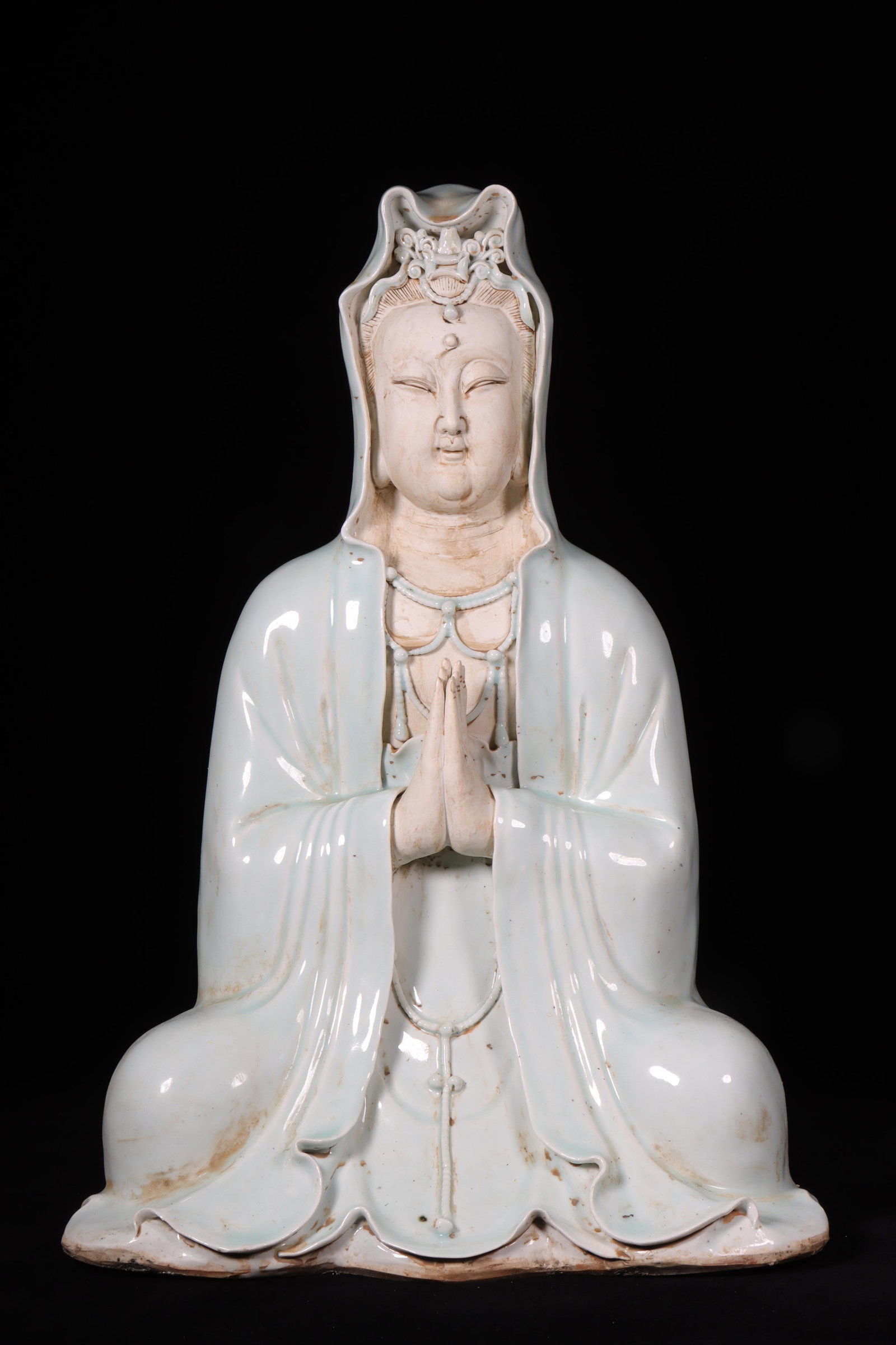 A Yingqing Guanyin: A Yingqing Guanyin. Dimensions: 19.5" x 13".