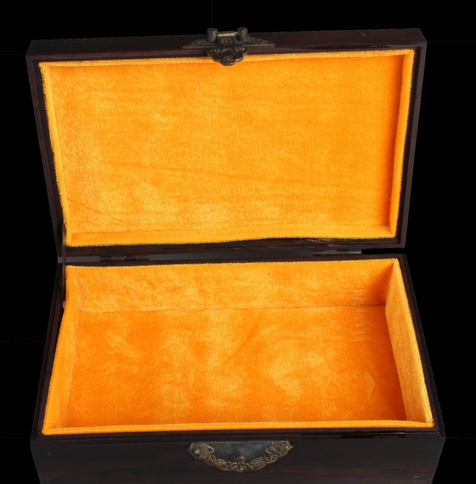 Chinese Hardwood Rectangular Box - 4
