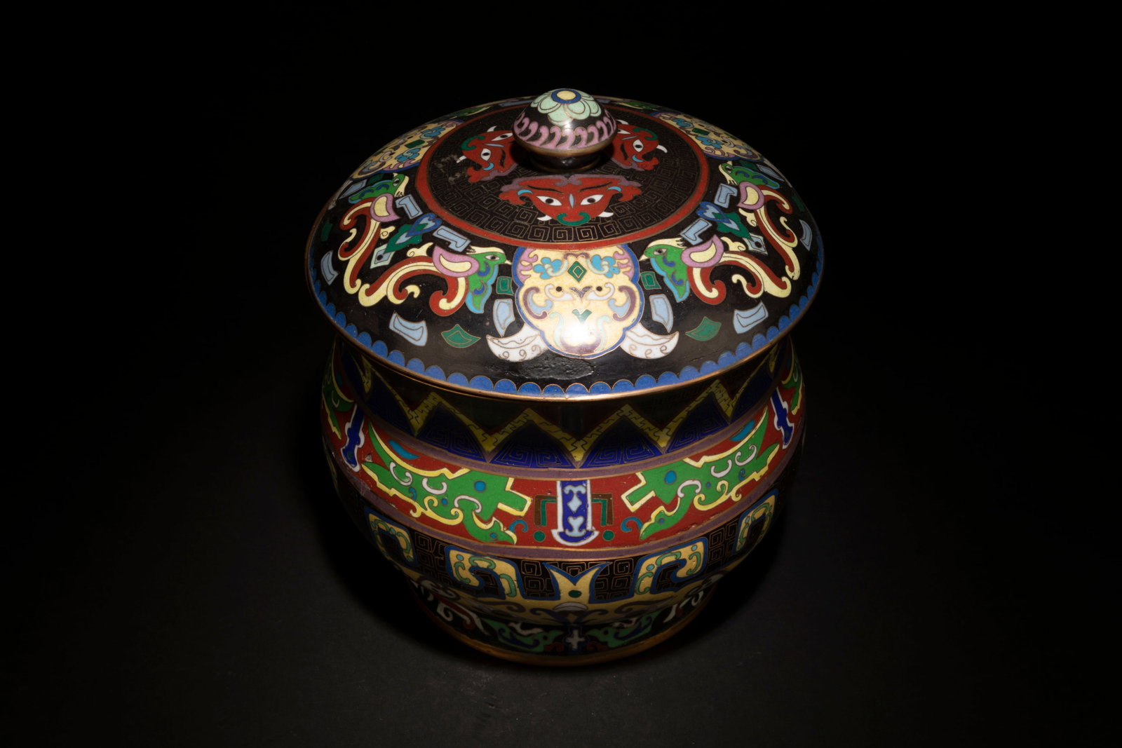 A Cloisonne Container - 2