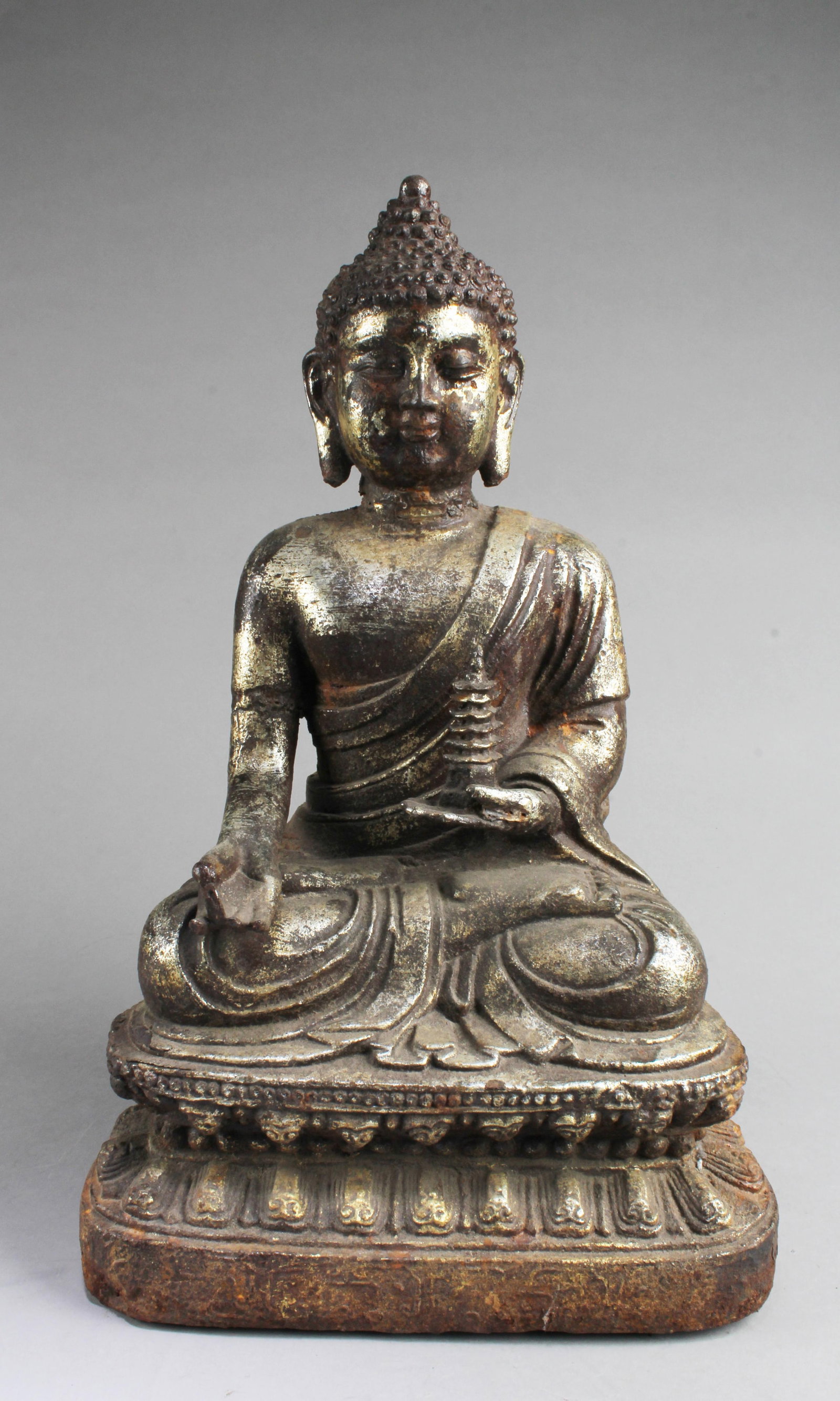 Chinese Bronze Buddha Statue (1 of 4)
