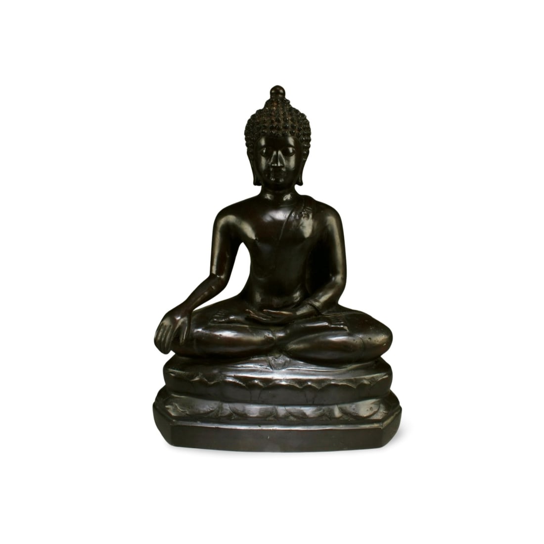Antique Bronze Buddha Statue (1 of 7)