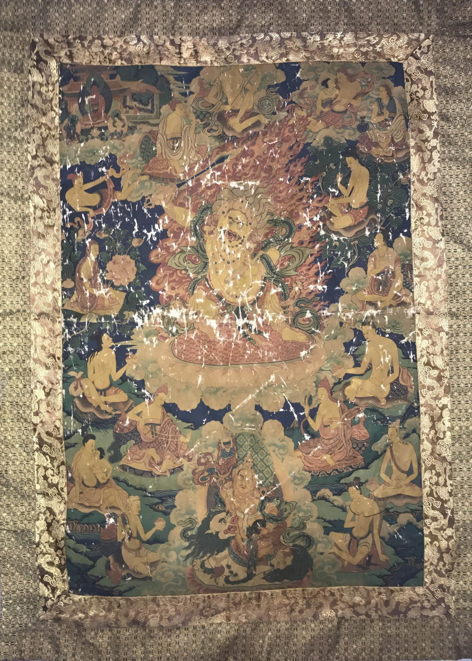 Antique Chinese Thangka (1 of 2)