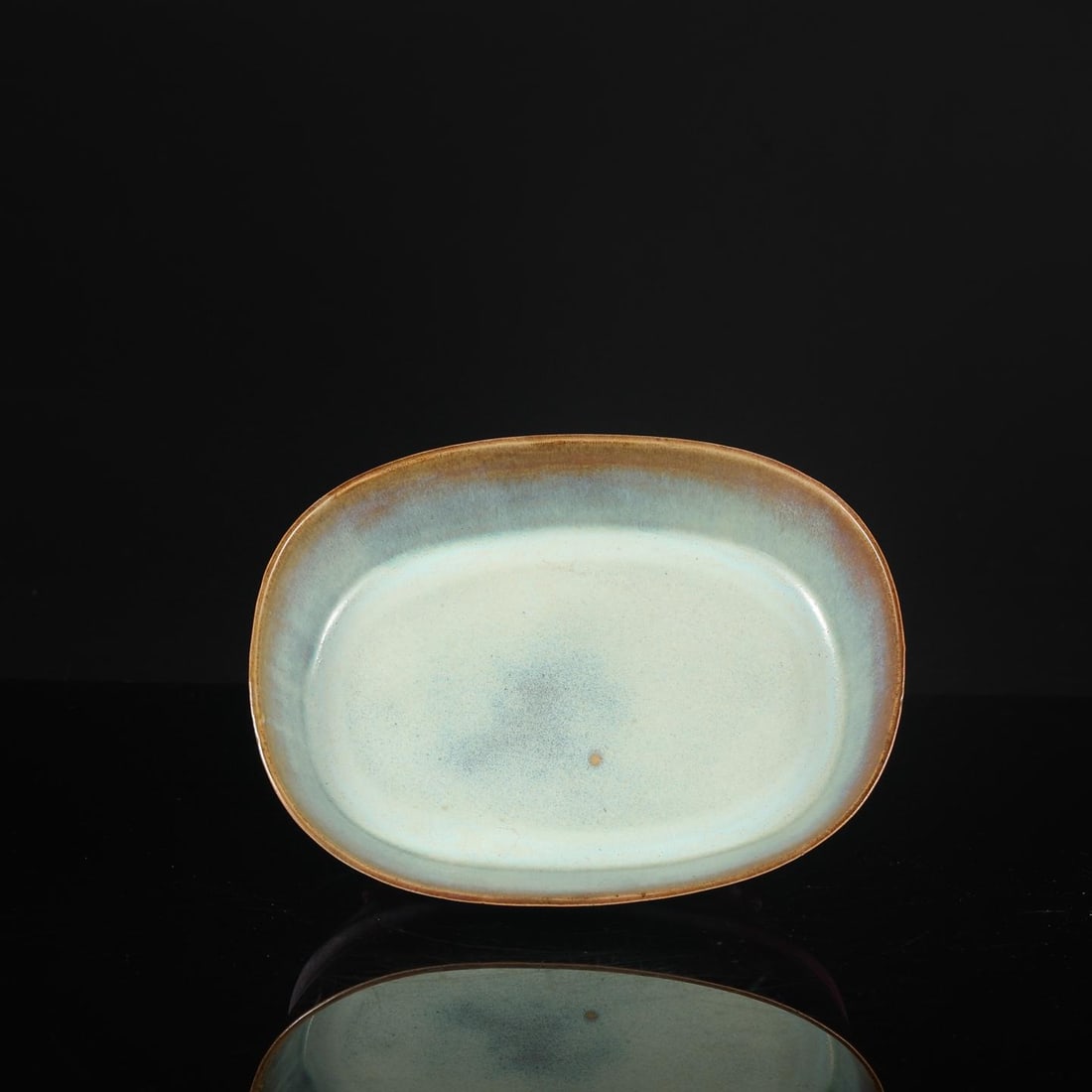 A Jun Ware Purple-Splashed Basin - 3