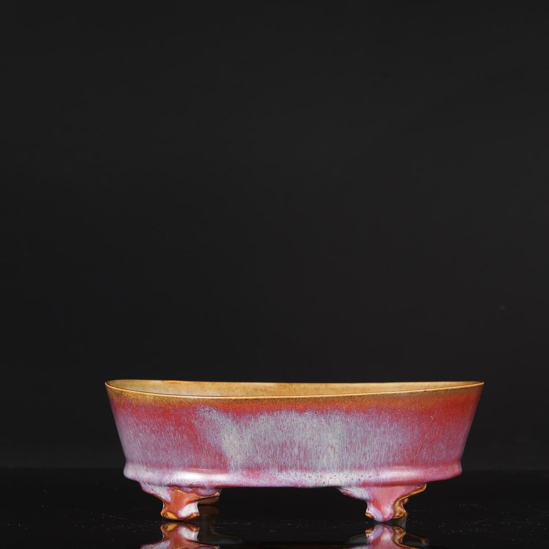 A Jun Ware Purple-Splashed Basin - 6
