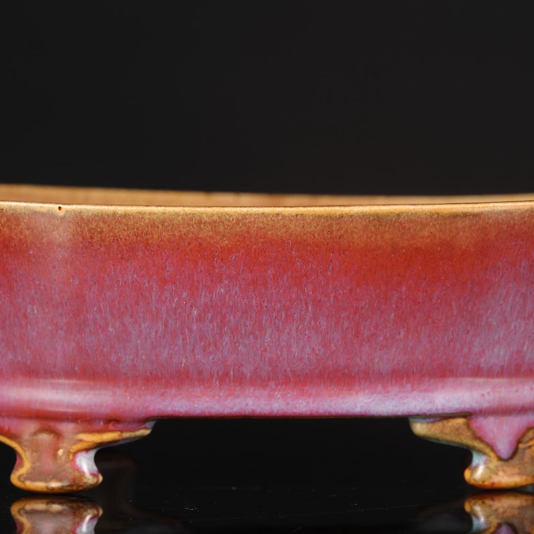 A Jun Ware Purple-Splashed Basin - 8
