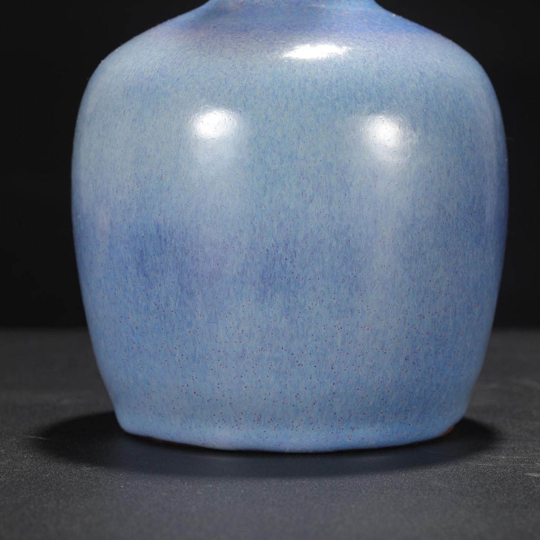 A Jun Ware Purple-Splashed Court Bottle - 4