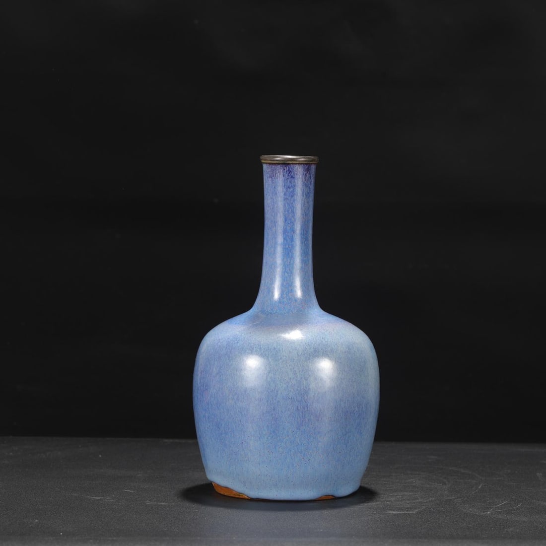 A Jun Ware Purple-Splashed Court Bottle - 7