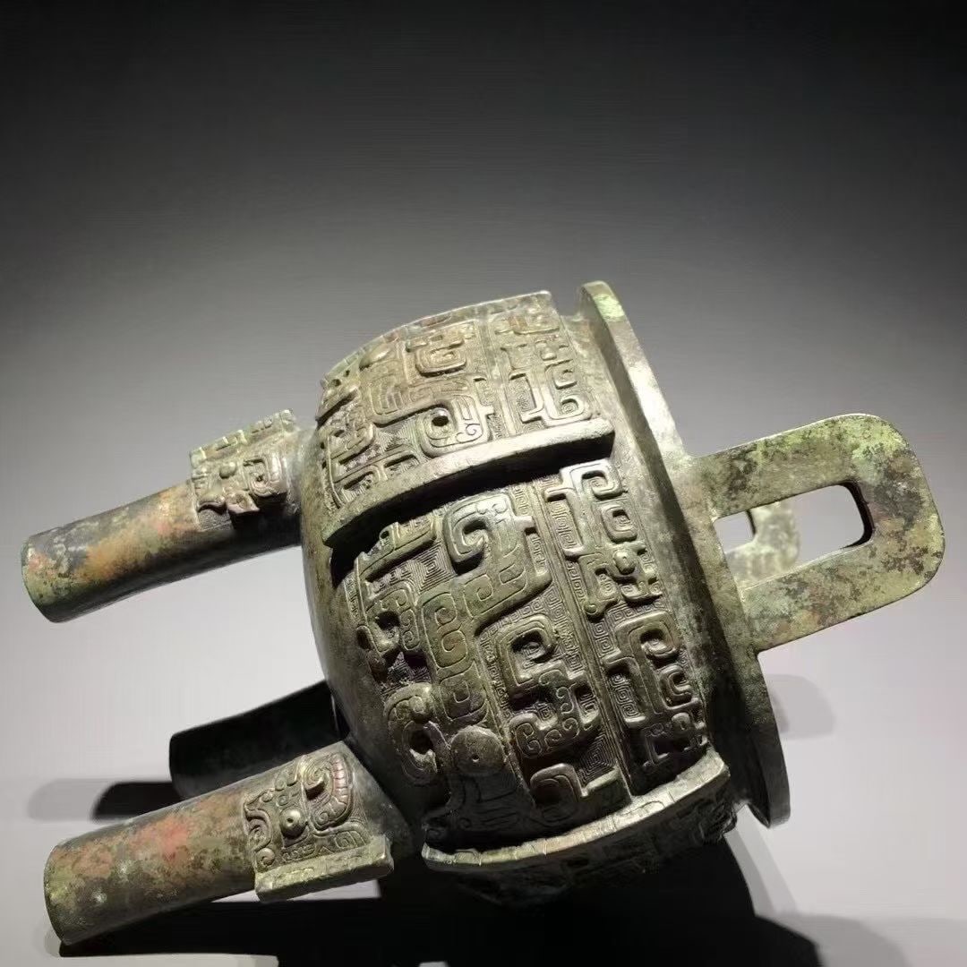 A Bronze Ding with Taotie Pattern - 3