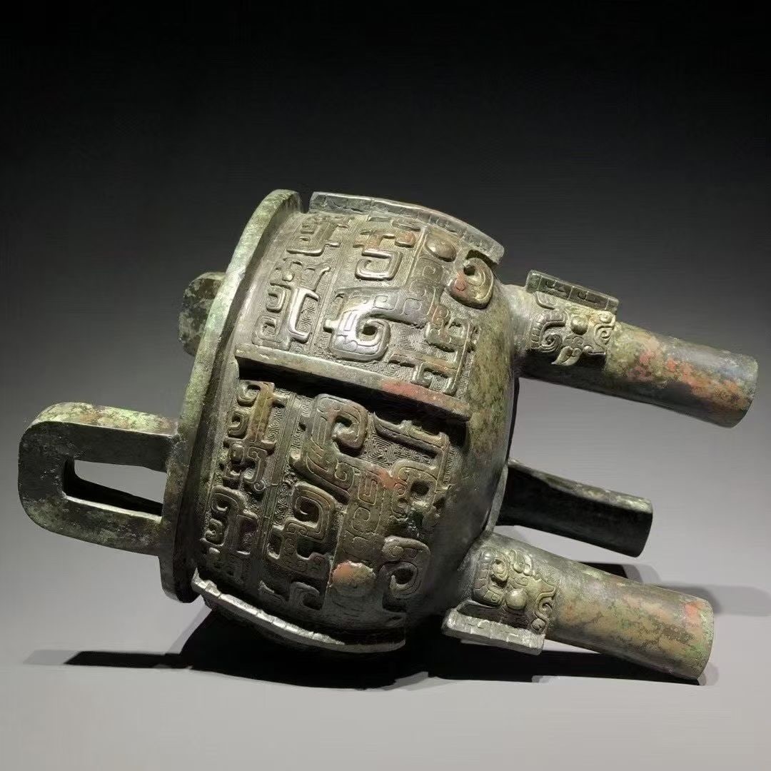 A Bronze Ding with Taotie Pattern - 5