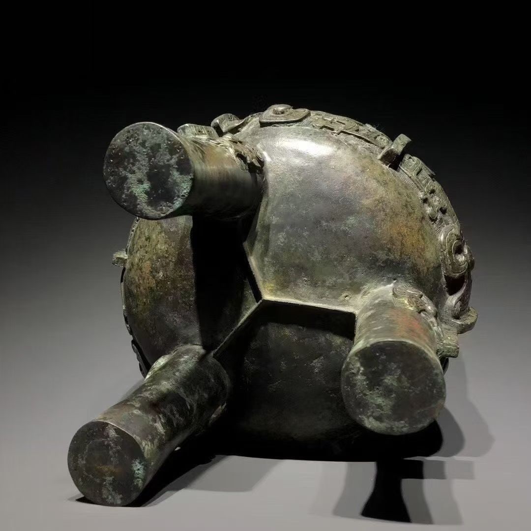 A Bronze Ding with Taotie Pattern - 9