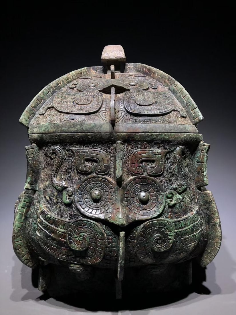 A Bronze Yi with Partridge Pattern - 3