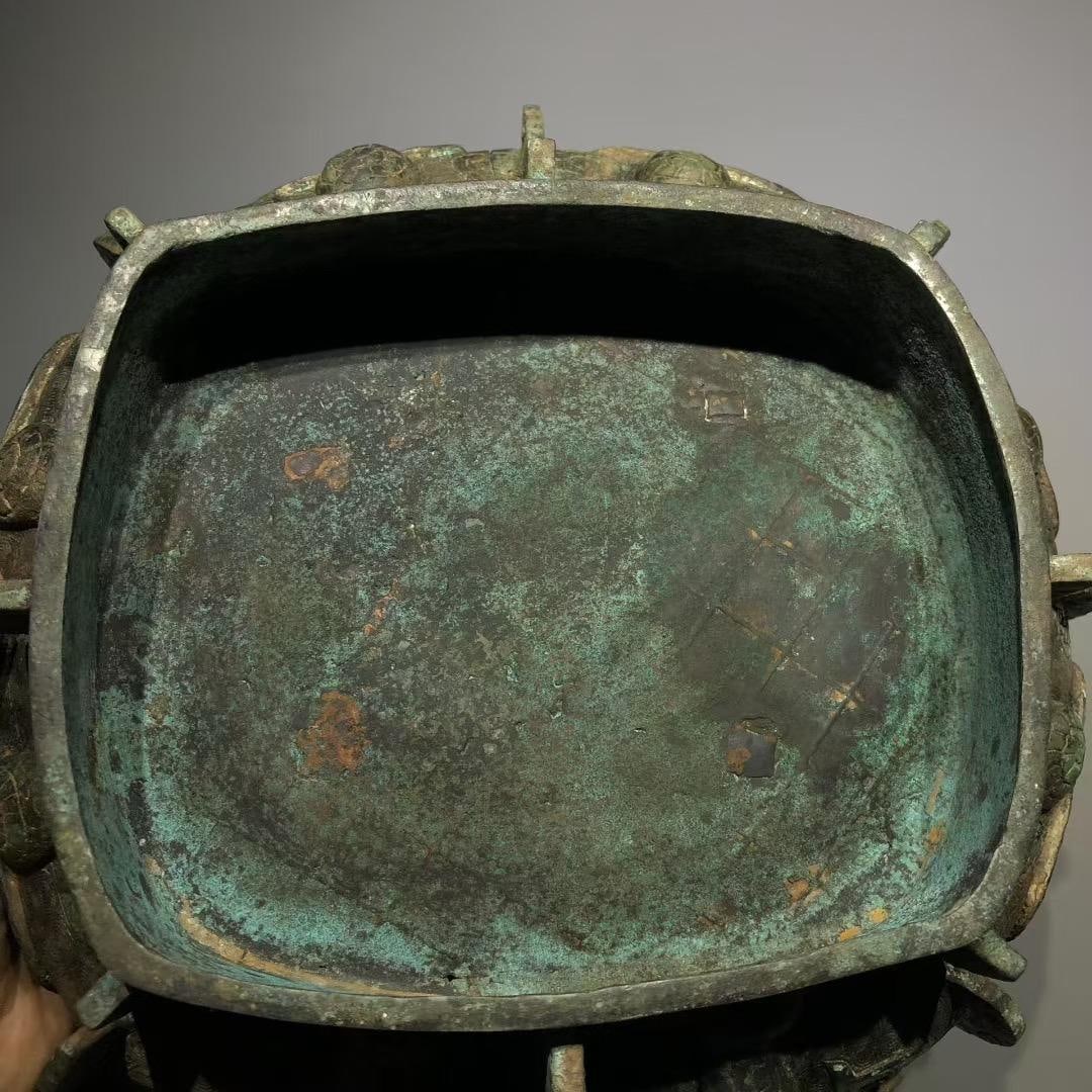 A Bronze Yi with Partridge Pattern - 9