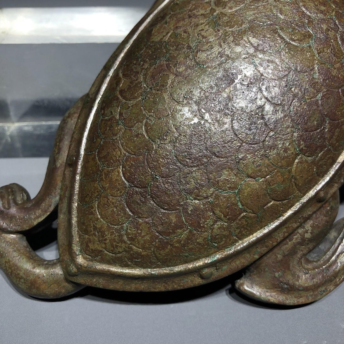 A Bronze Paperweight Turtle - 11