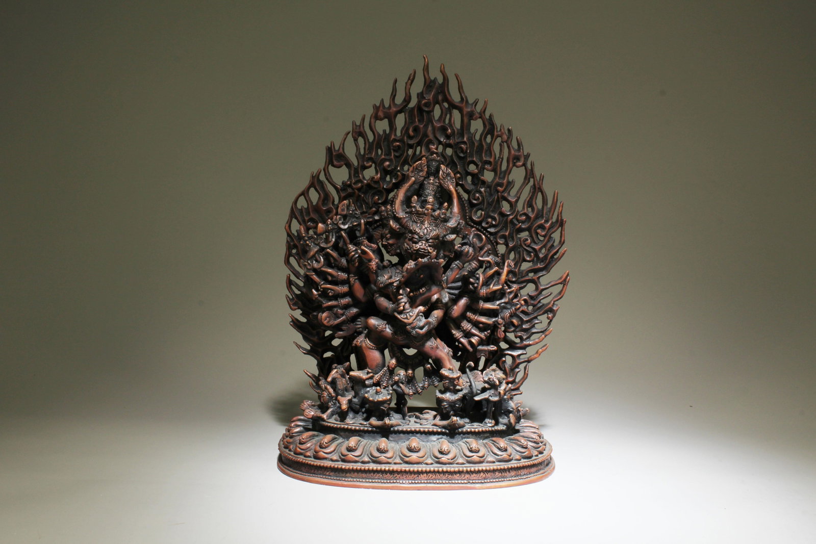 A Bronze Diety Statue (1 of 6)