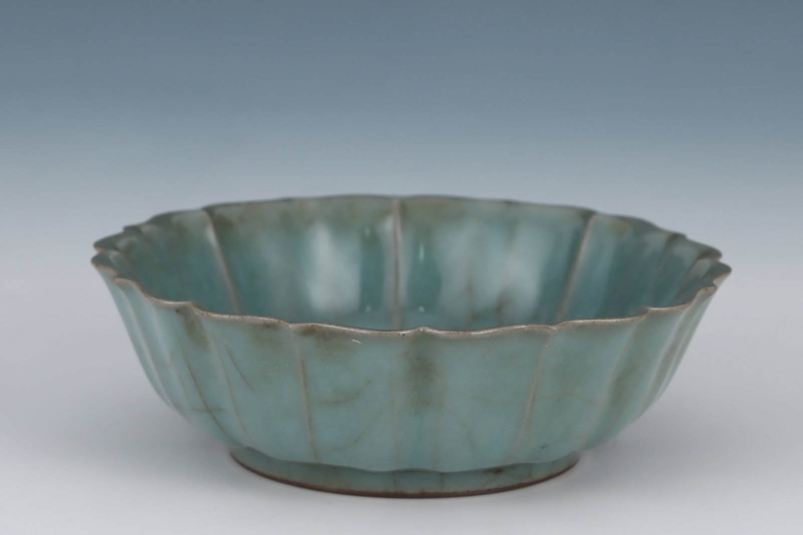 A Guan Ware Celadon Washer - 5