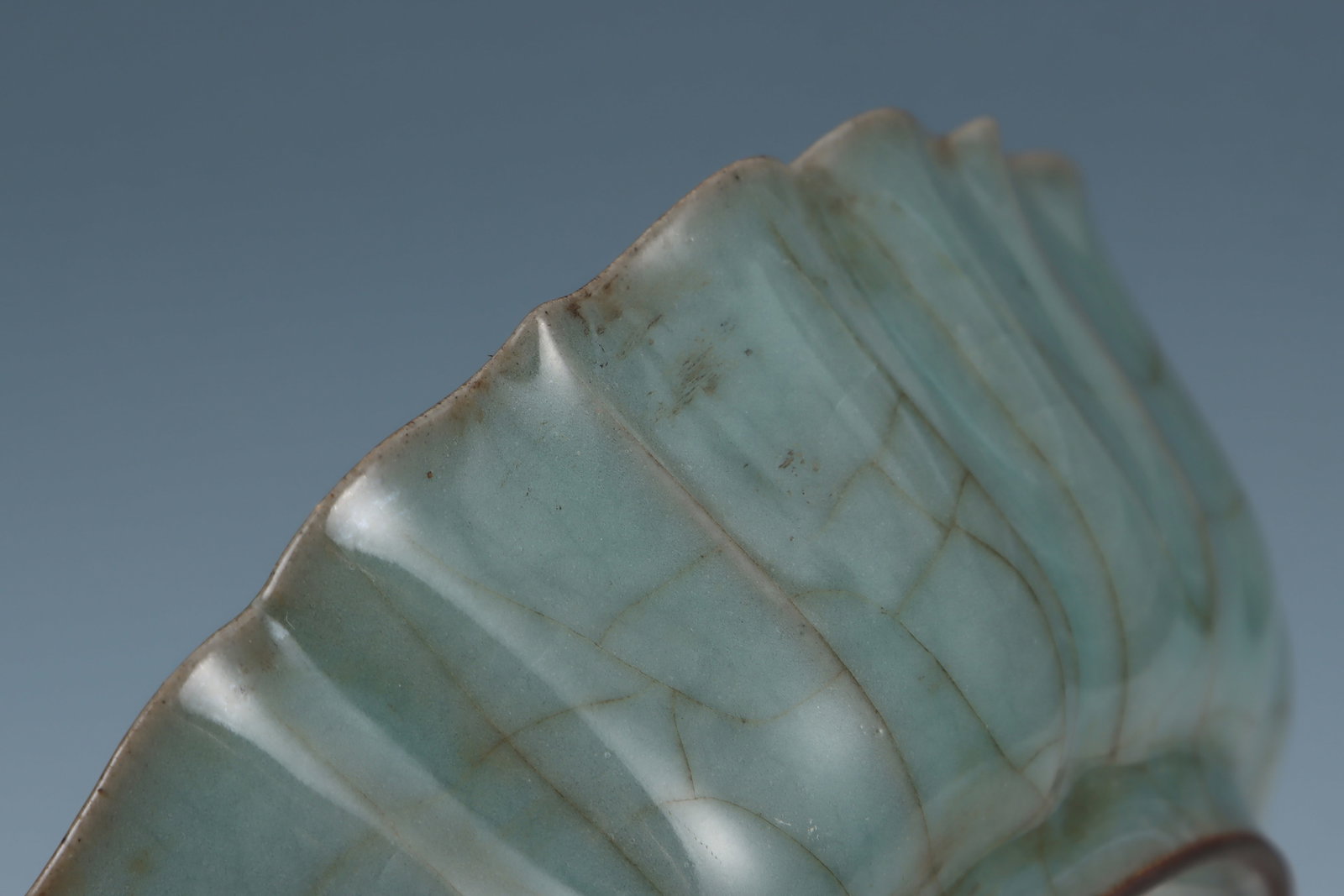 A Guan Ware Celadon Washer - 8